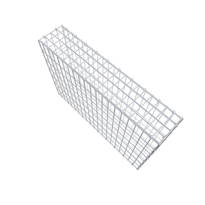 Gabião 100 cm x 70 cm x 20 cm (C x A x P), malhagem 5 cm x 10 cm, anel C