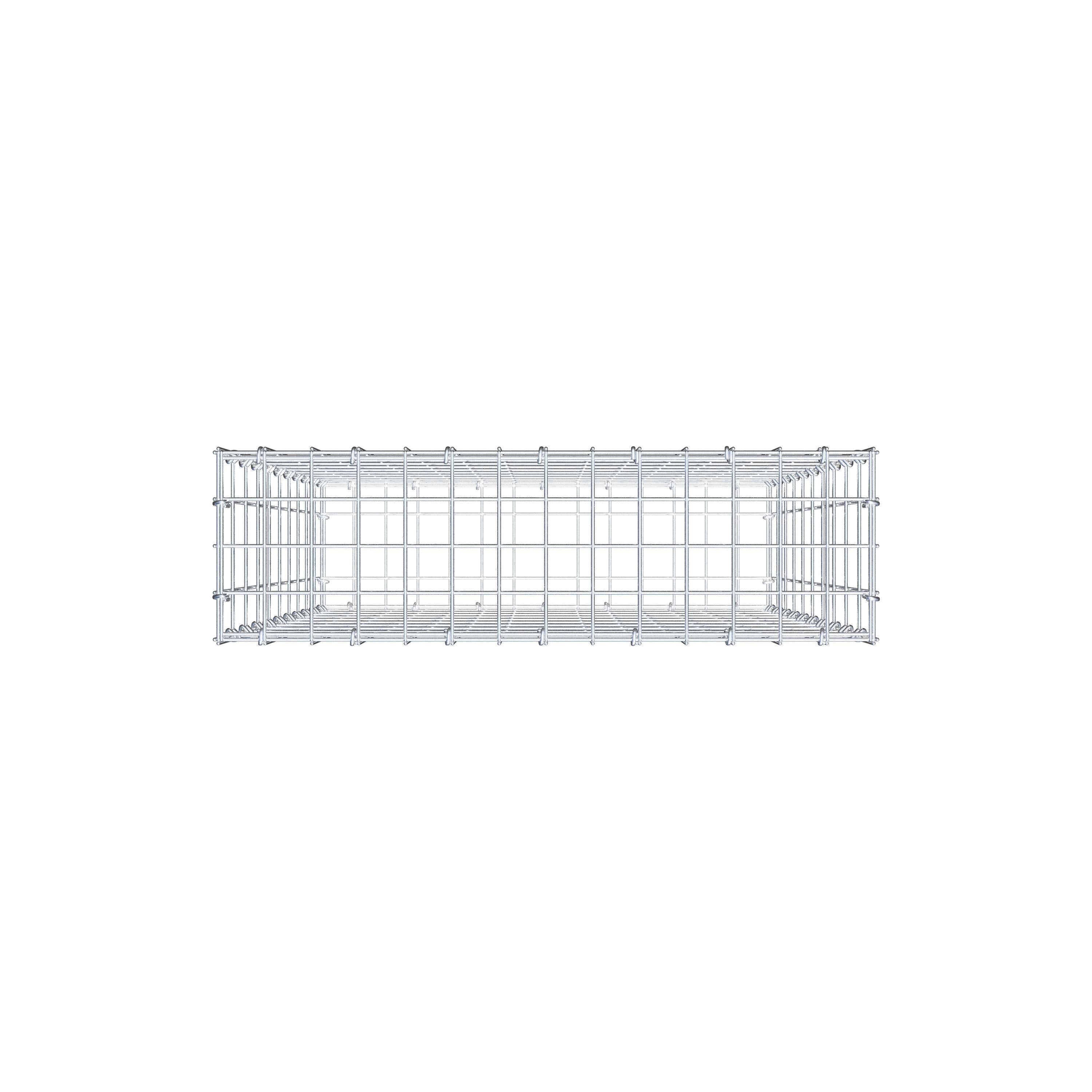 Gabion 100 cm x 70 cm x 20 cm (L x H x D), mesh size 5 cm x 10 cm, C-ring