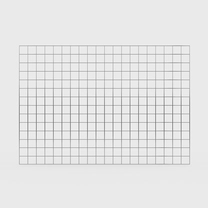 Rejilla de malla de 5 x 5 cm.