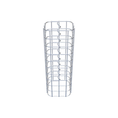 Schanskorfzuil 17 x 17 cm, MW 5 x 5 cm vierkant