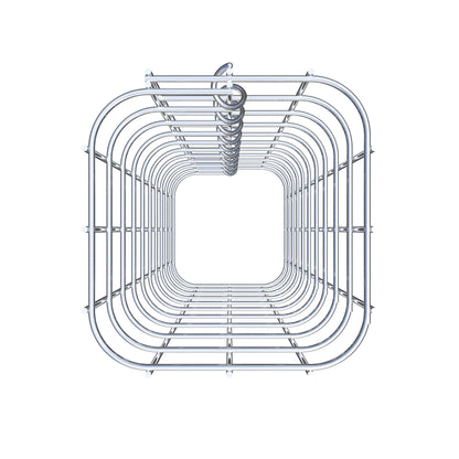 Schanskorfzuil 17 x 17 cm, MW 5 x 5 cm vierkant