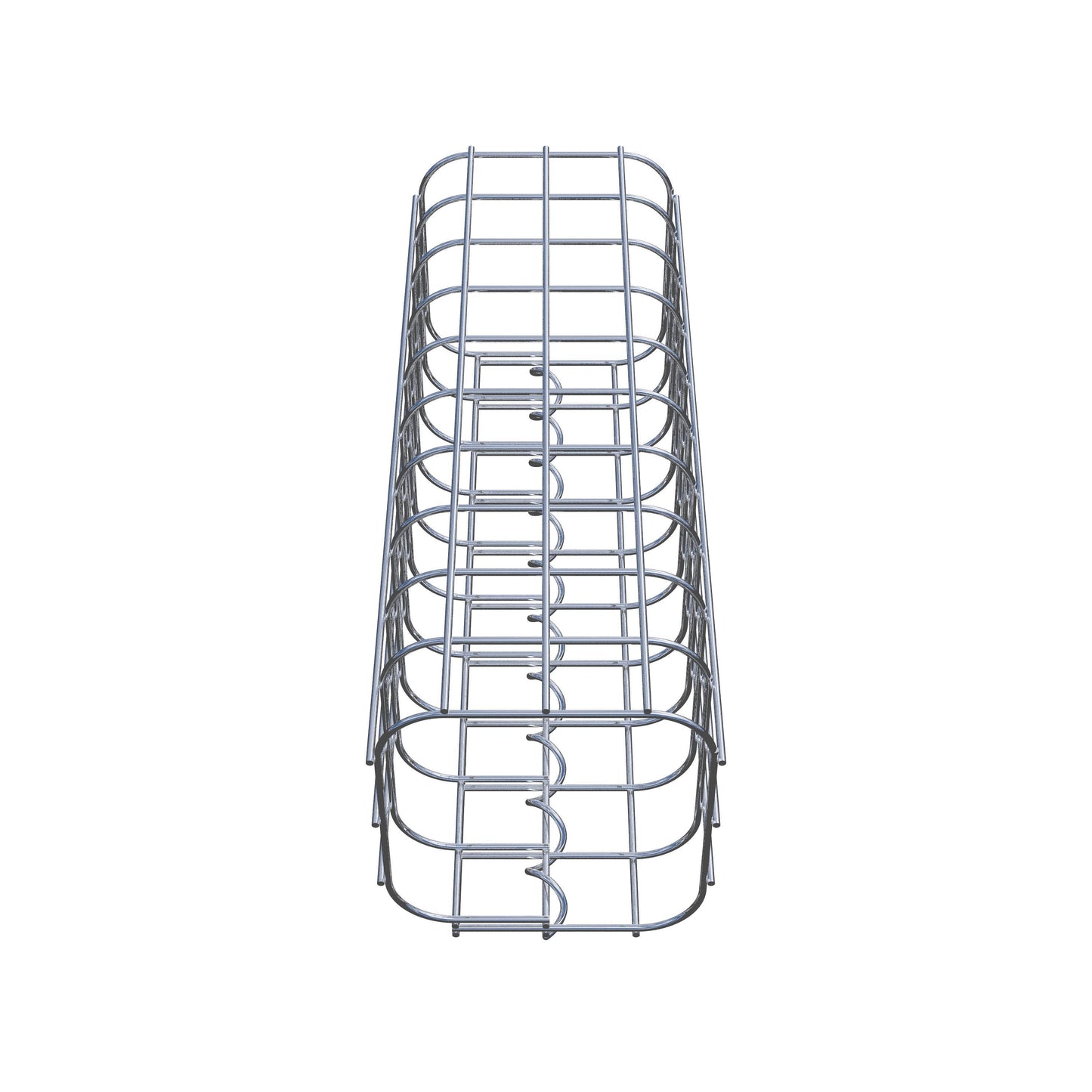 Schanskorfzuil 17 x 17 cm, MW 5 x 5 cm vierkant