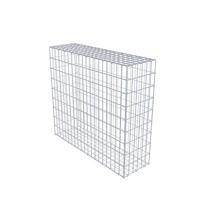 Gabion 100 cm x 90 cm x 30 cm (L x H x D), maskestørrelse 5 cm x 10 cm, C-ring