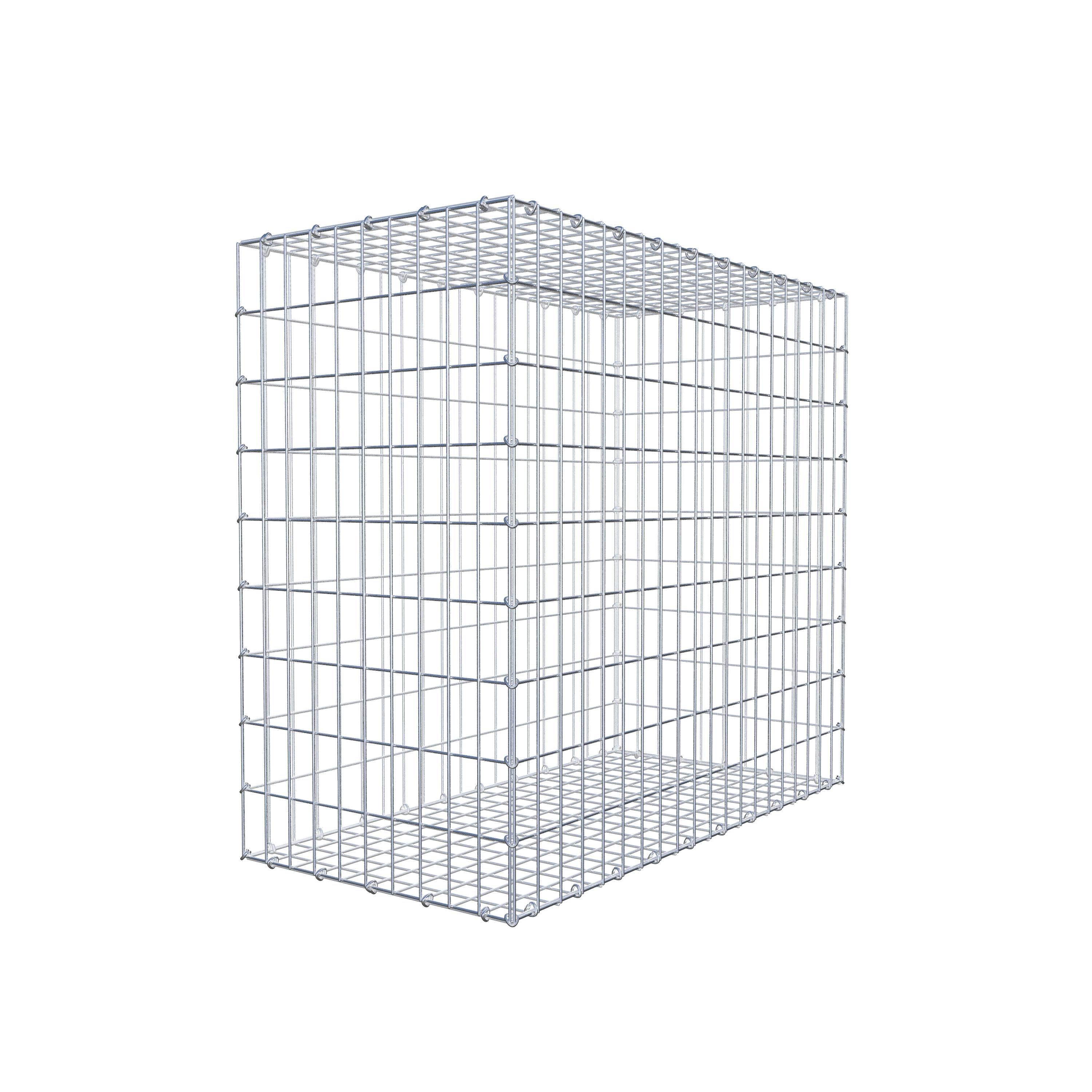 Gabion 100 cm x 90 cm x 50 cm (L x H x D), maskstorlek 5 cm x 10 cm, C-ring