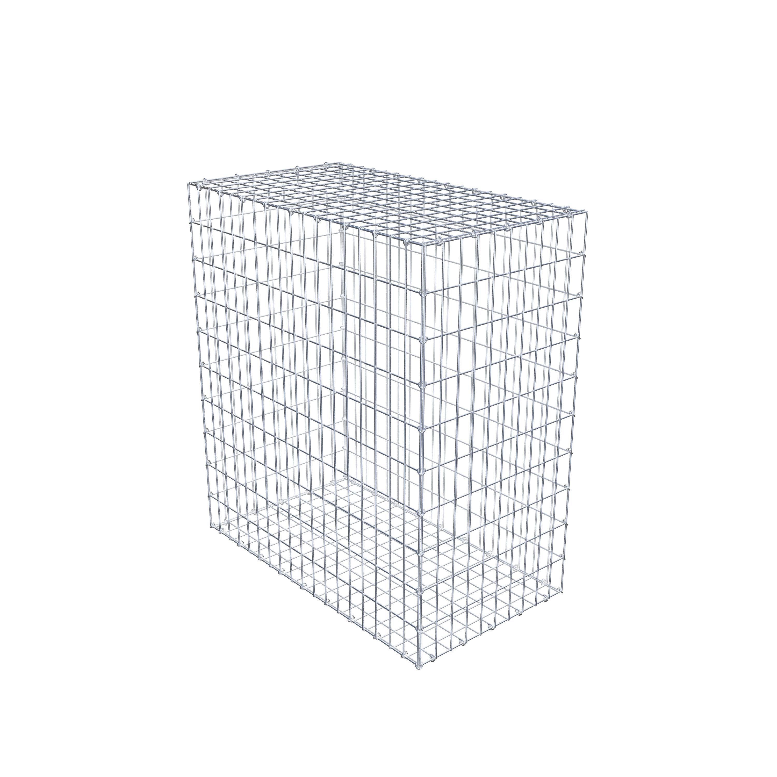 Gabion 100 cm x 90 cm x 50 cm (L x H x D), mesh size 5 cm x 10 cm, C-ring