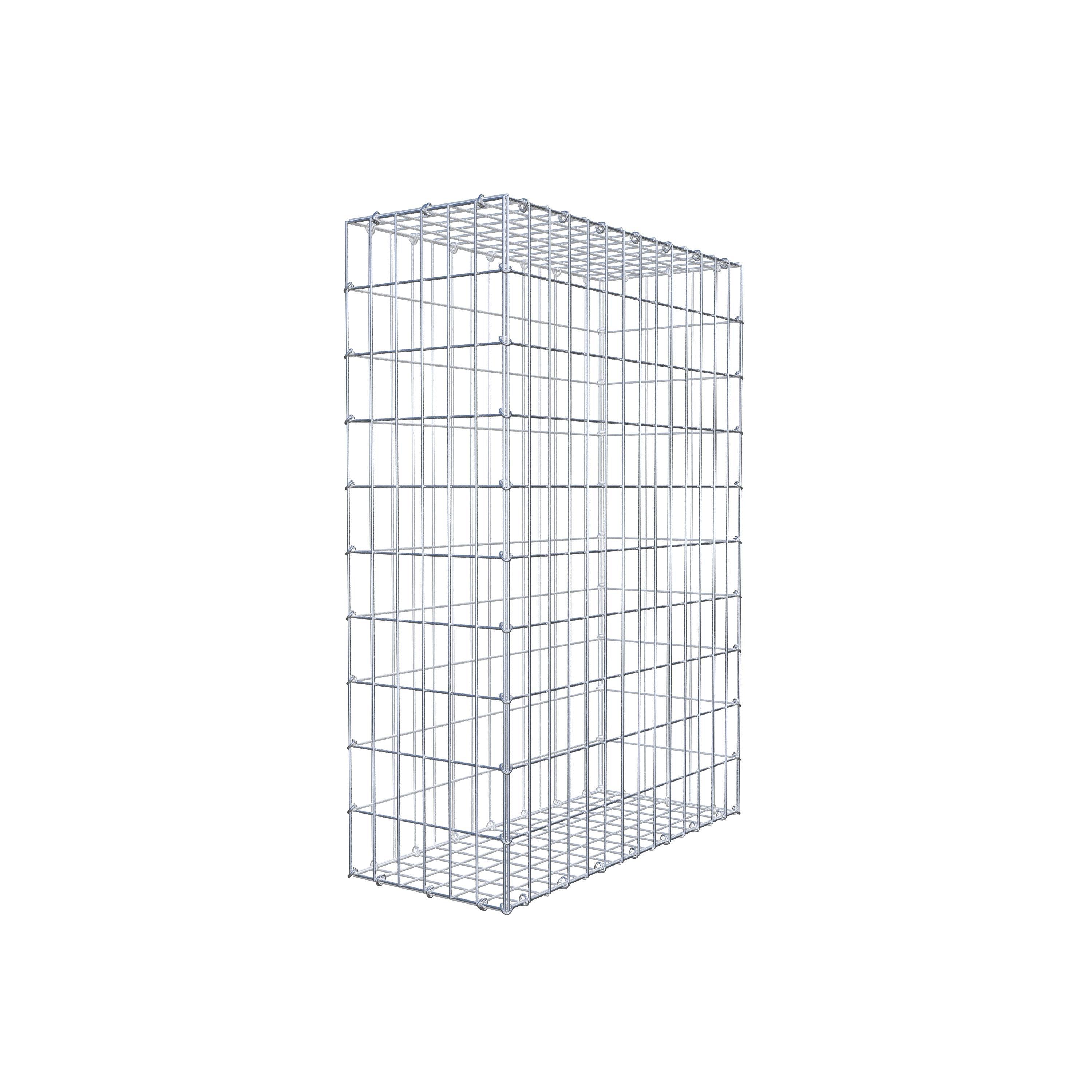 Gabion 100 cm x 70 cm x 30 cm (L x H x D), maskstorlek 5 cm x 10 cm, C-ring