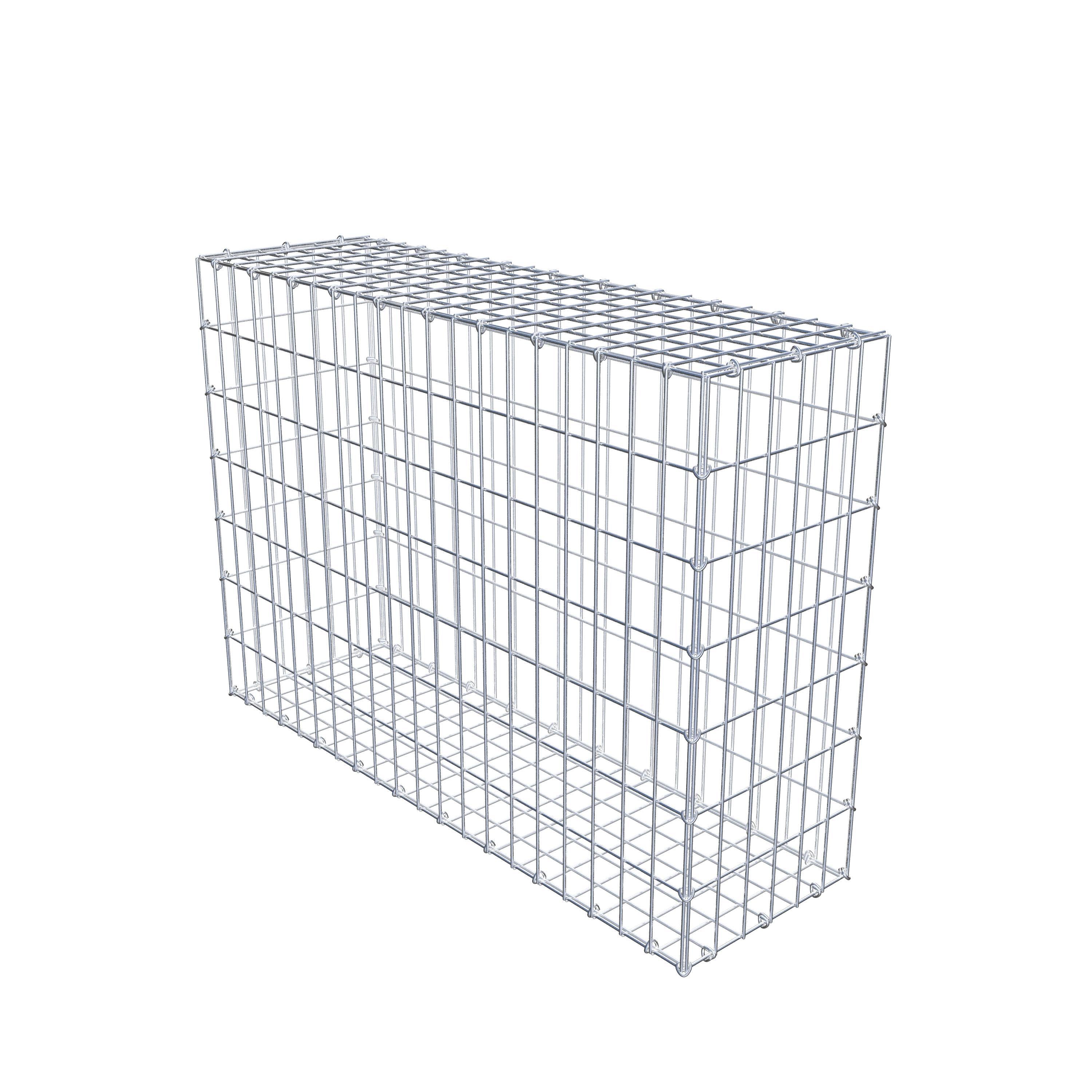 Gabion 100 cm x 70 cm x 30 cm (L x H x D), maskstorlek 5 cm x 10 cm, C-ring