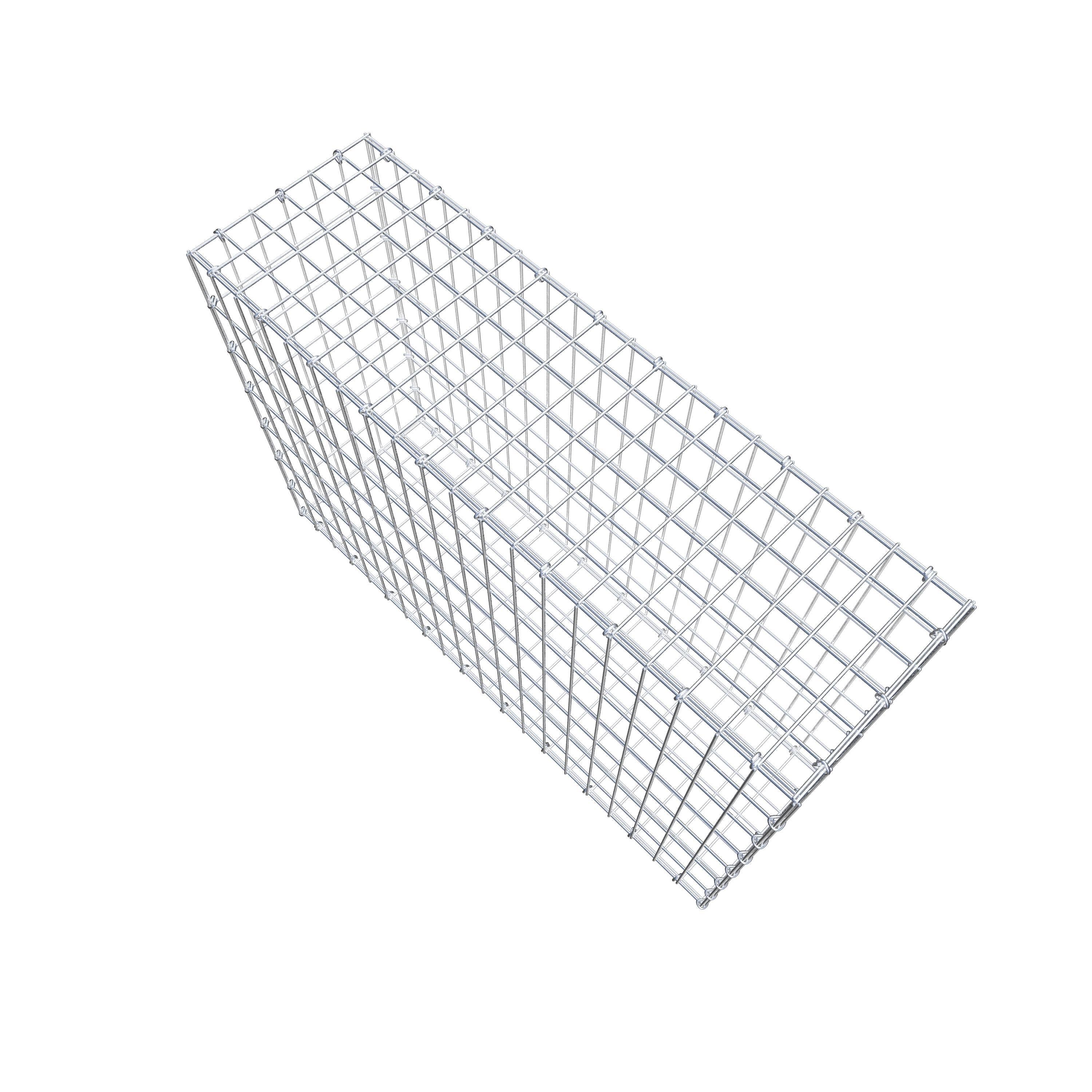 Gabion 100 cm x 70 cm x 30 cm (L x H x D), maskstorlek 5 cm x 10 cm, C-ring