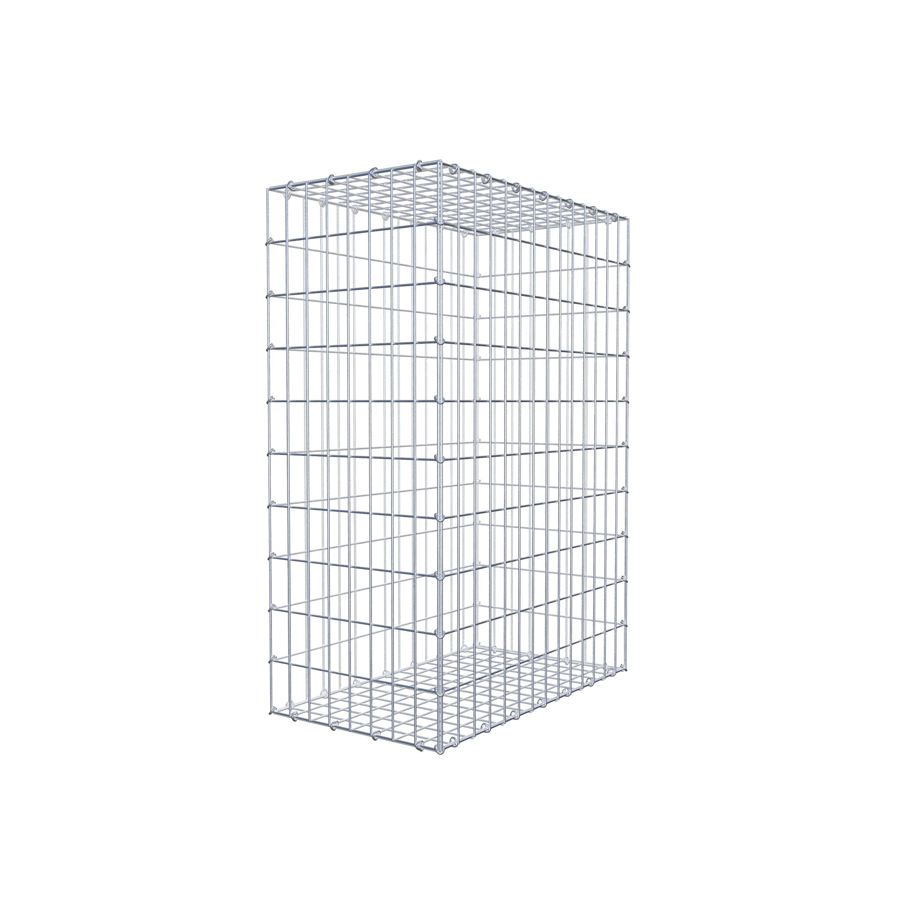 Gabion 100 cm x 70 cm x 40 cm (L x H x D), maskstorlek 5 cm x 10 cm, C-ring