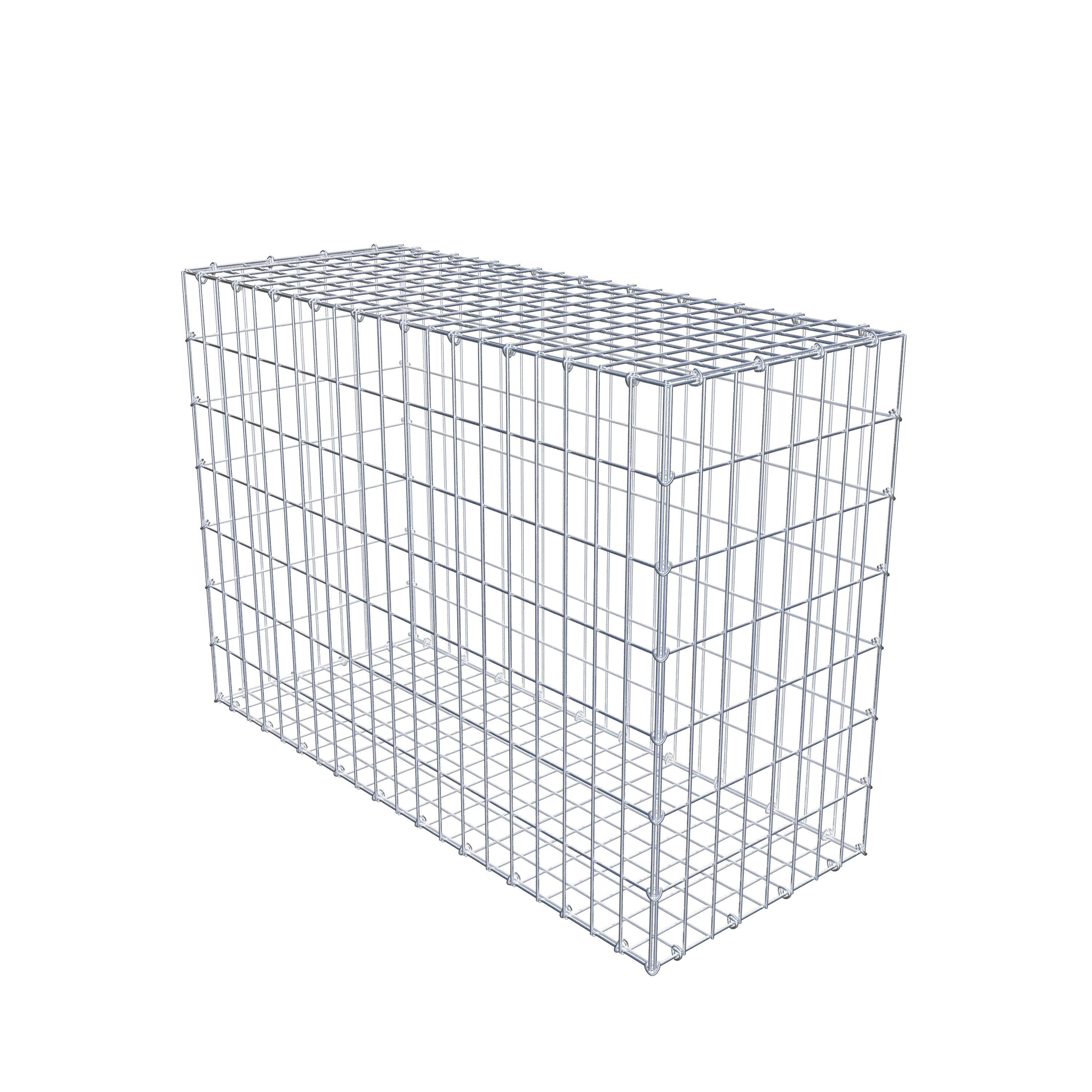 Gabion 100 cm x 70 cm x 40 cm (L x H x D), mesh size 5 cm x 10 cm, C-ring