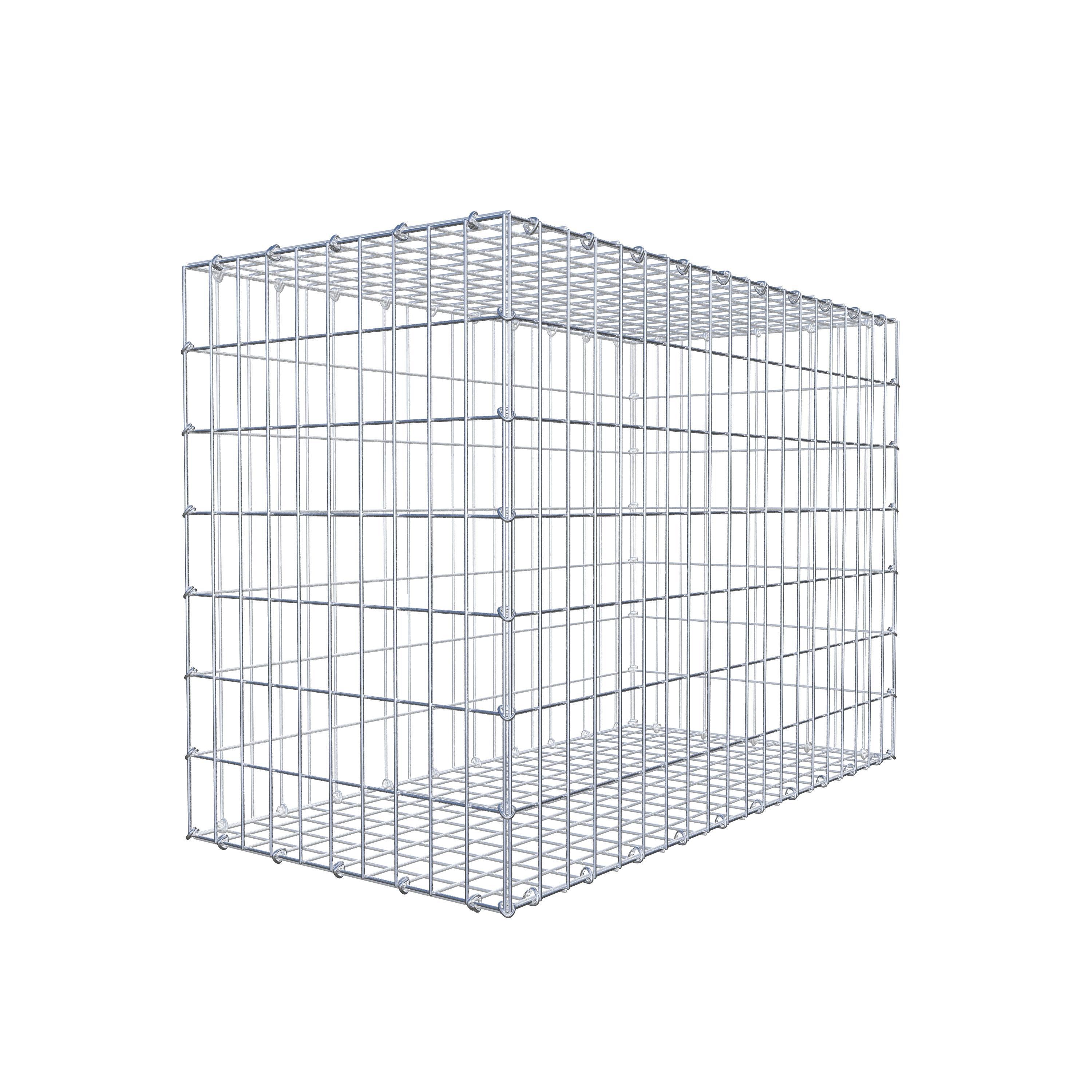 Gabion 100 cm x 70 cm x 50 cm (L x H x D), mesh size 5 cm x 10 cm, C-ring