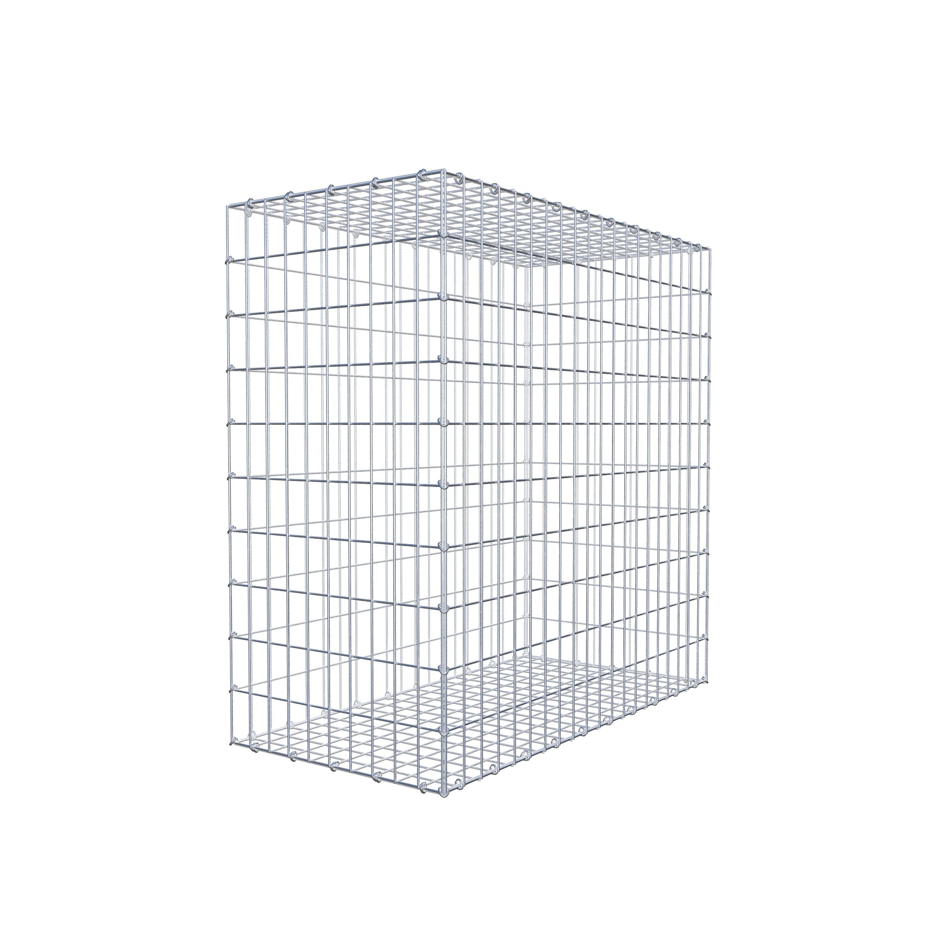 Gabion 100 cm x 100 cm x 50 cm (L x H x D), maskstorlek 5 cm x 10 cm, C-ring