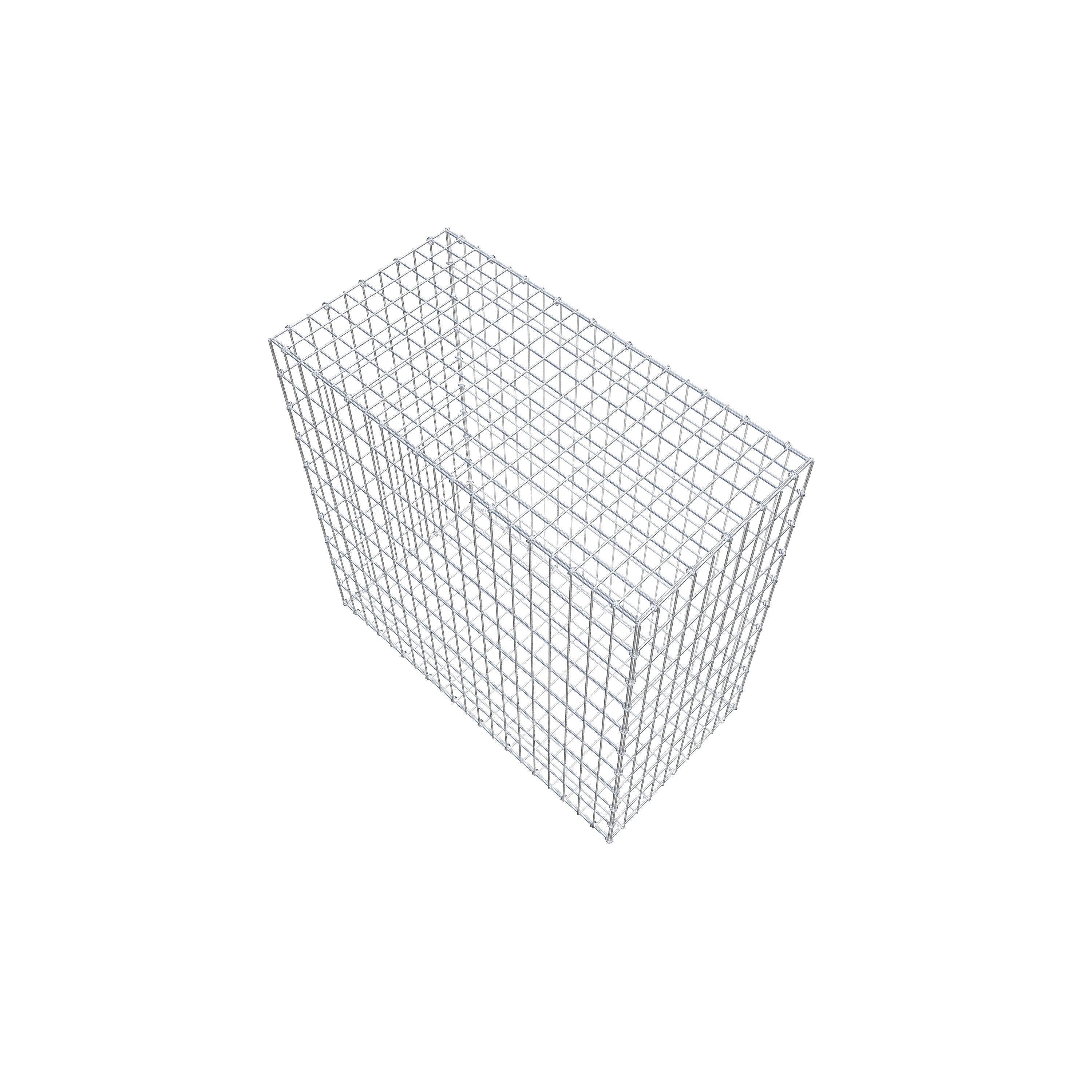 Gabion 100 cm x 100 cm x 50 cm (L x H x D), maskstorlek 5 cm x 10 cm, C-ring