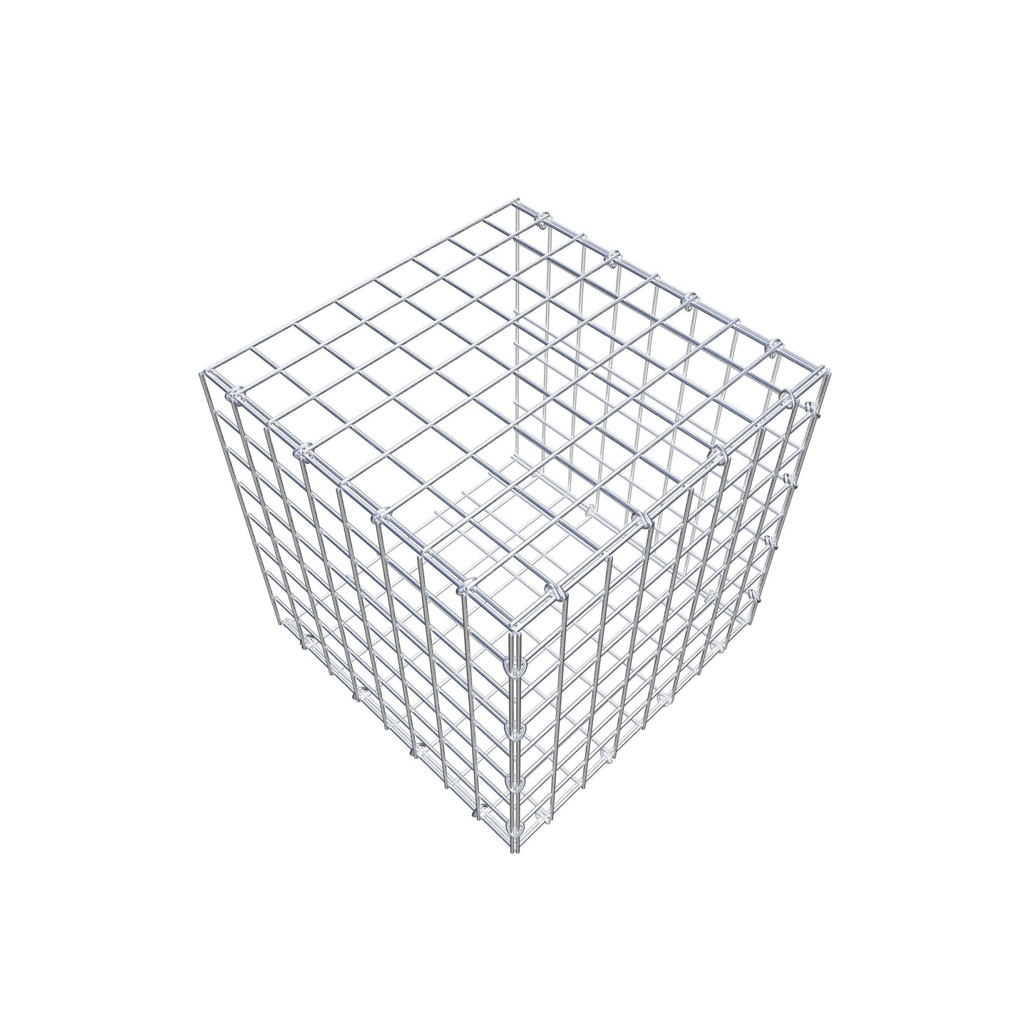 Gavión adicional tipo 2 40 cm x 40 cm x 40 cm (L x A x P), malla 5 cm x 5 cm, anillo en C