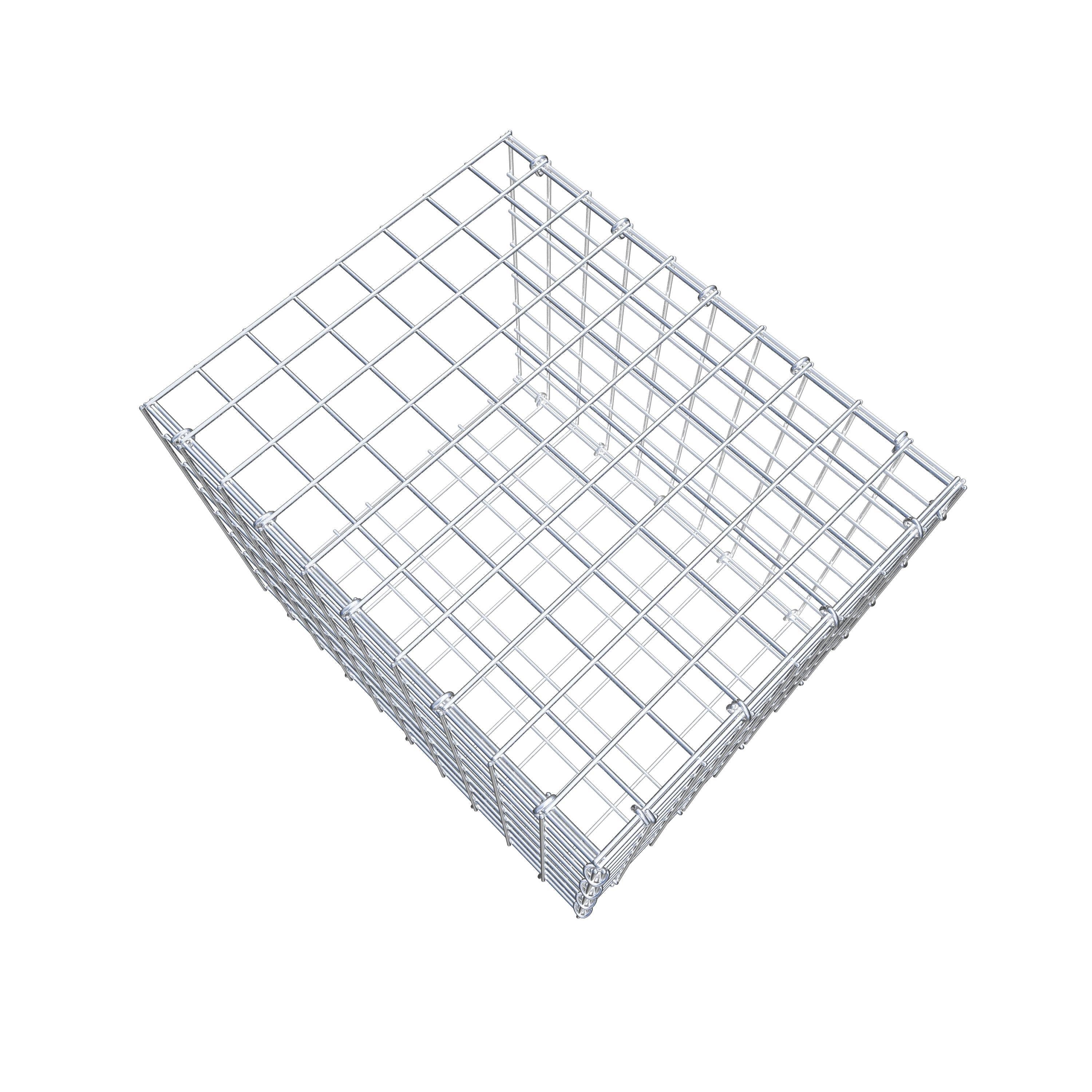 Gabião tipo 2 50 cm x 40 cm x 40 cm (C x A x P), malhagem 5 cm x 5 cm, anel C