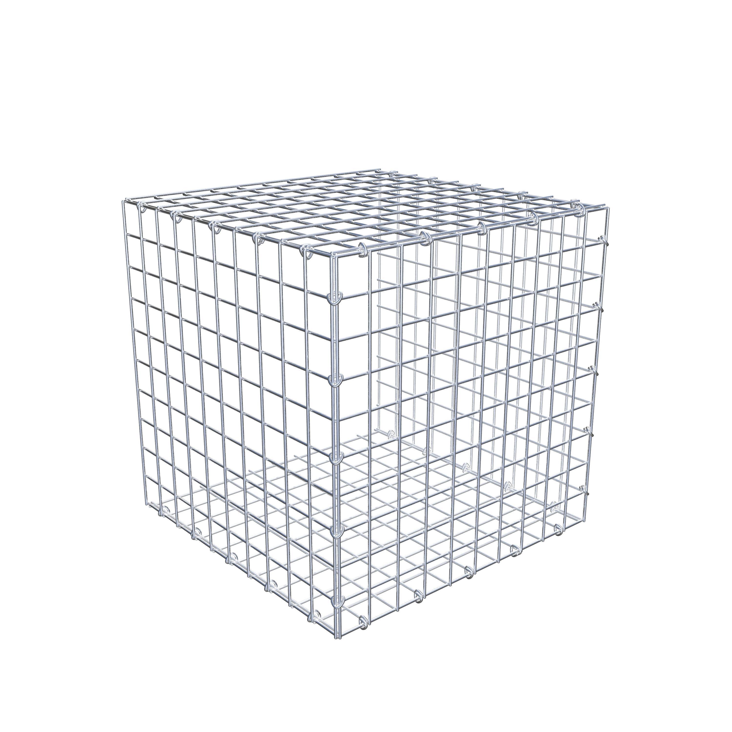 Monteret gabion type 2 50 cm x 50 cm x 50 cm (L x H x D), maskestørrelse 5 cm x 5 cm, C-ring