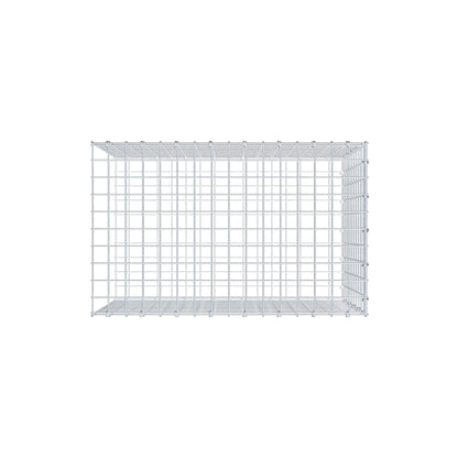 Fourche rapportée type 2 80 cm x 50 cm x 50 cm (L x H x P), mailles 5 cm x 5 cm, anneau C