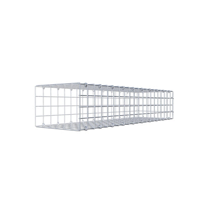 Gabião Tipo 2 100 cm x 20 cm x 30 cm (C x A x P), malhagem 5 cm x 5 cm, anel C