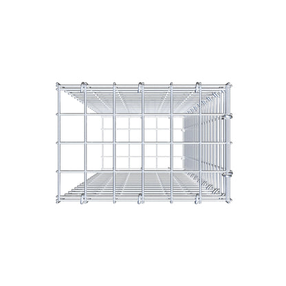 Gabião Tipo 2 100 cm x 30 cm x 20 cm (C x A x P), malhagem 5 cm x 5 cm, anel C