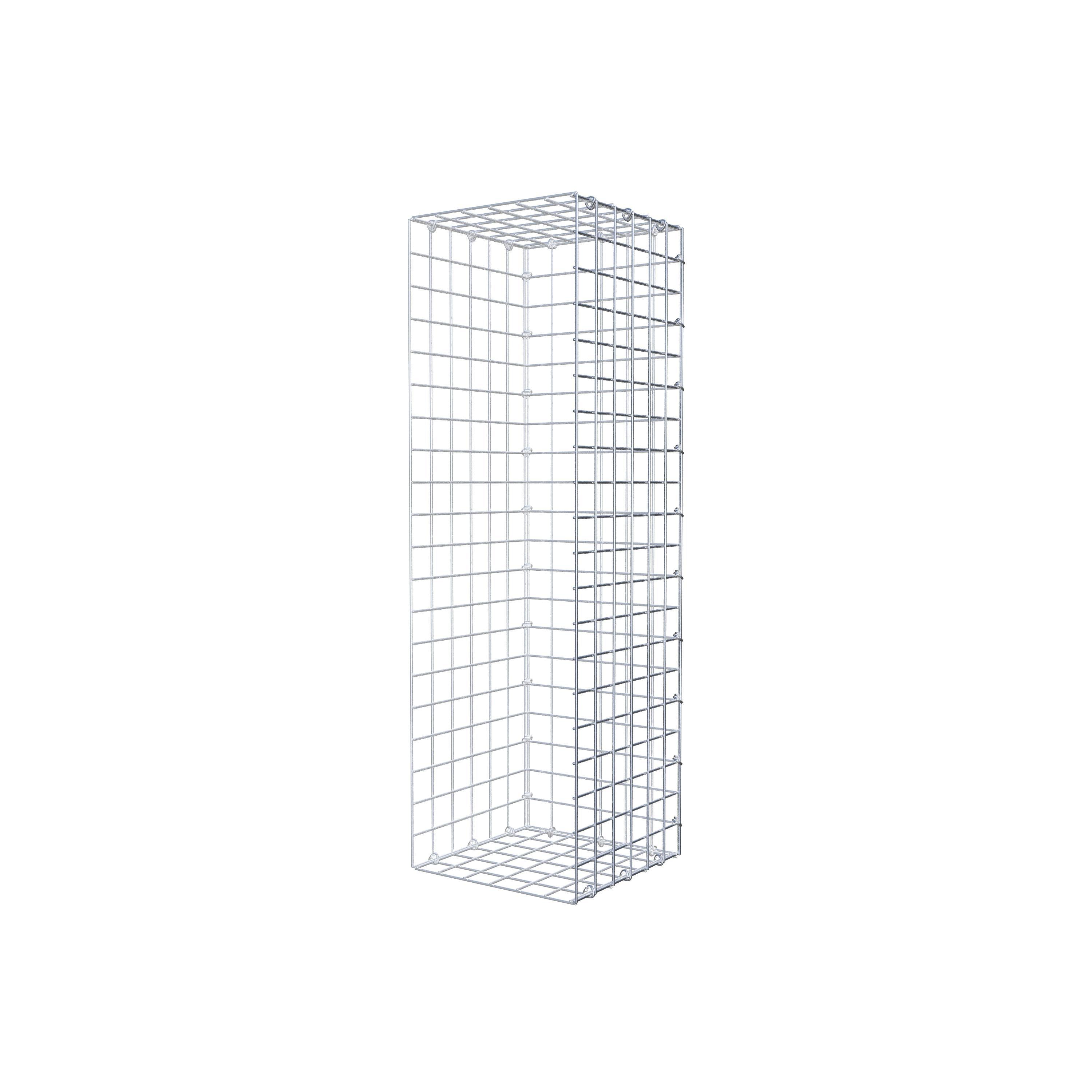 Extra gabion typ 2 100 cm x 30 cm x 30 cm (L x H x D), maskstorlek 5 cm x 5 cm, C-ring