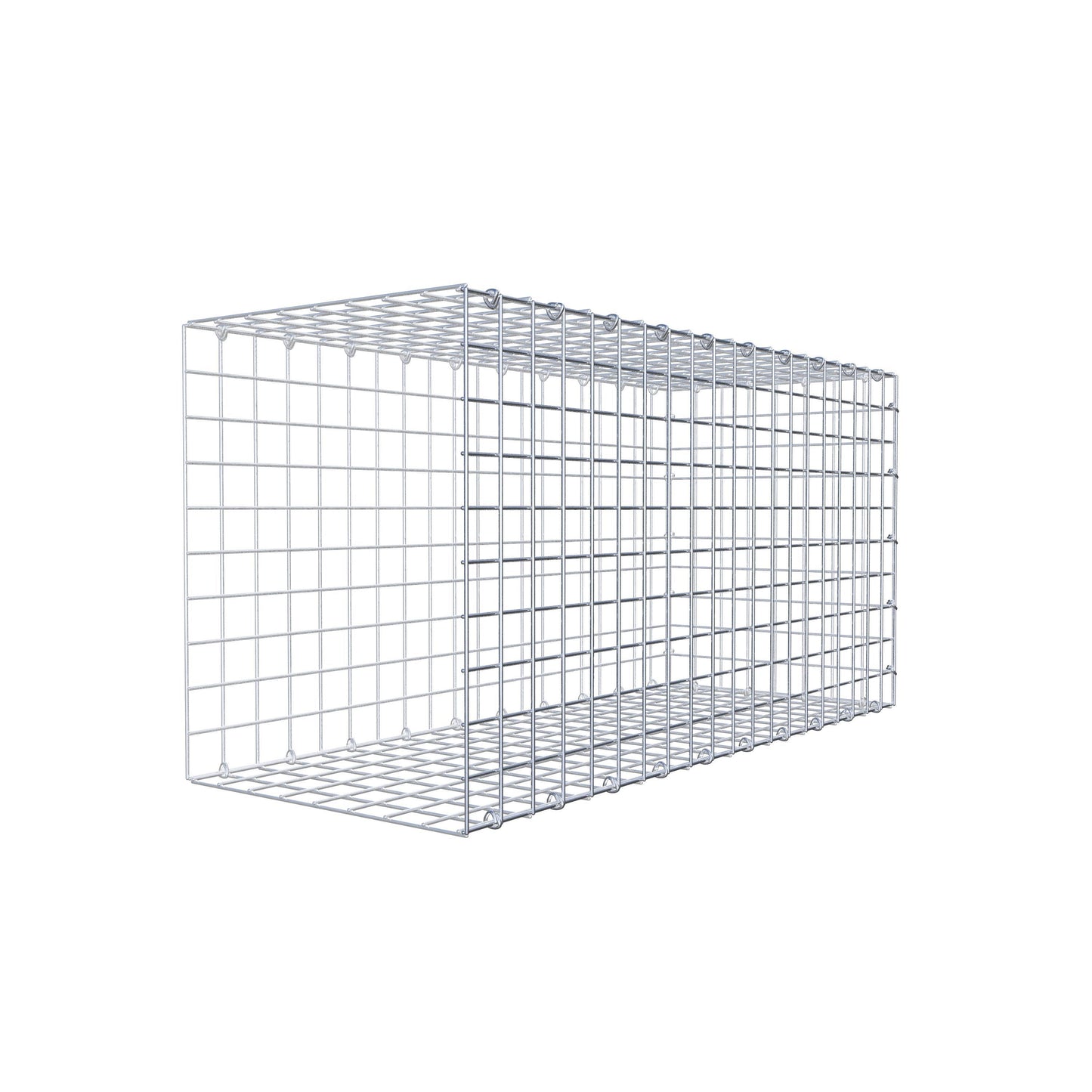 Gabião Tipo 2 100 cm x 50 cm x 40 cm (C x A x P), malhagem 5 cm x 5 cm, anel C