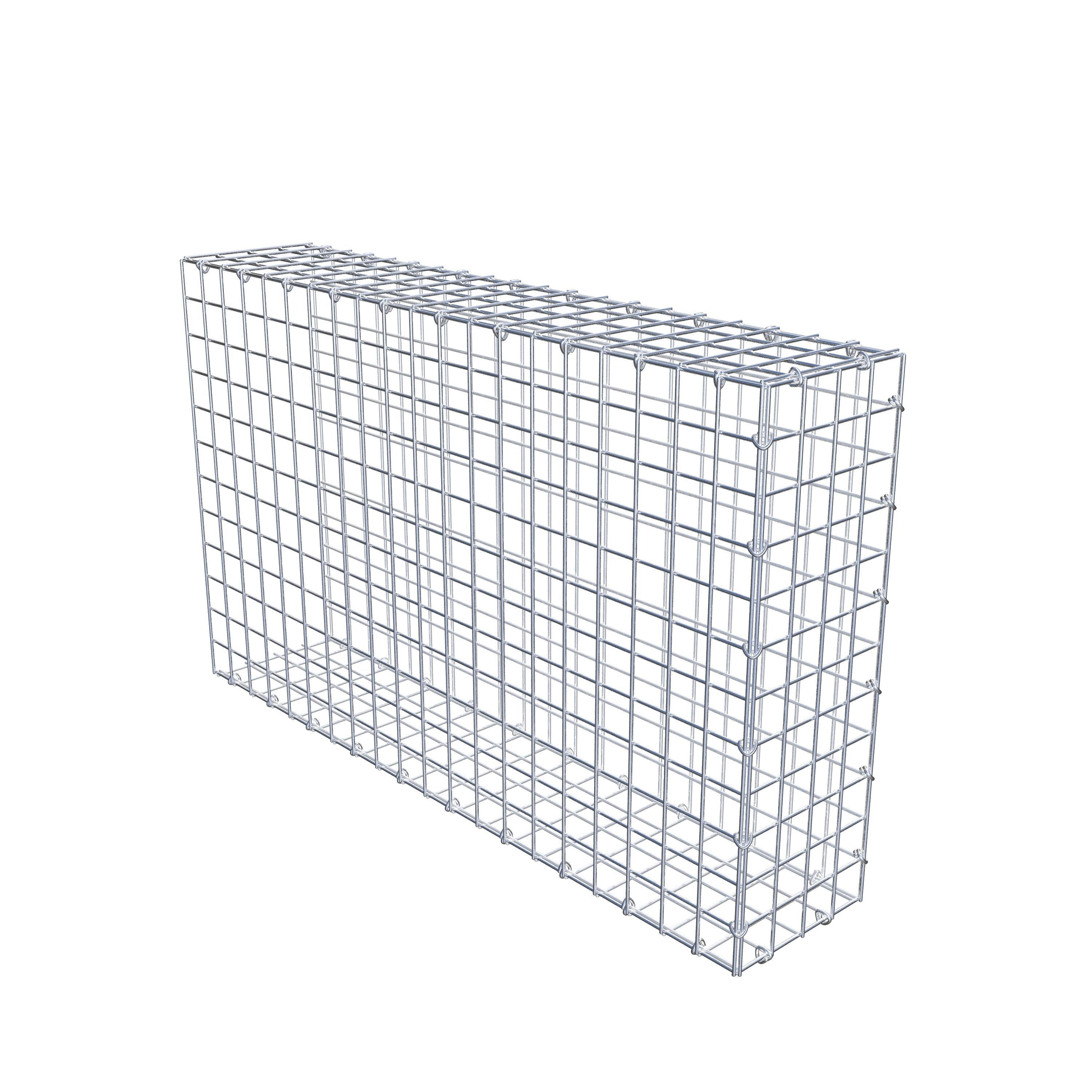 Extra gabion typ 2 100 cm x 60 cm x 20 cm (L x H x D), maskstorlek 5 cm x 5 cm, C-ring