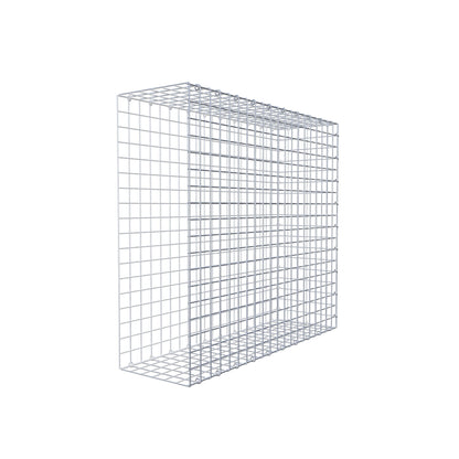 Gabião tipo 2 100 cm x 90 cm x 30 cm (C x A x P), malhagem 5 cm x 5 cm, anel C