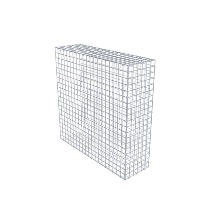 Monteret gabion type 2 100 cm x 100 cm x 30 cm (L x H x D), maskestørrelse 5 cm x 5 cm, C-ring
