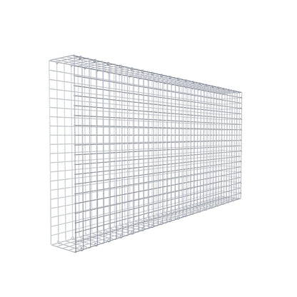 Monteret gabion type 2 200 cm x 100 cm x 20 cm (L x H x D), maskestørrelse 5 cm x 5 cm, C-ring