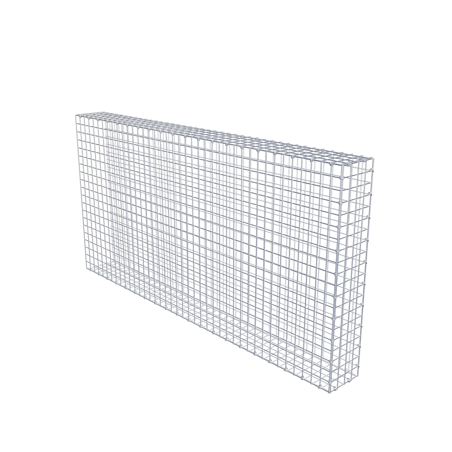 Monteret gabion type 2 200 cm x 100 cm x 20 cm (L x H x D), maskestørrelse 5 cm x 5 cm, C-ring