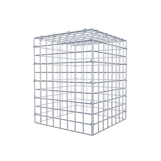 Mounted gabion type 3 50 cm x 40 cm x 40 cm (L x H x D), mesh size 5 cm x 5 cm, C-ring