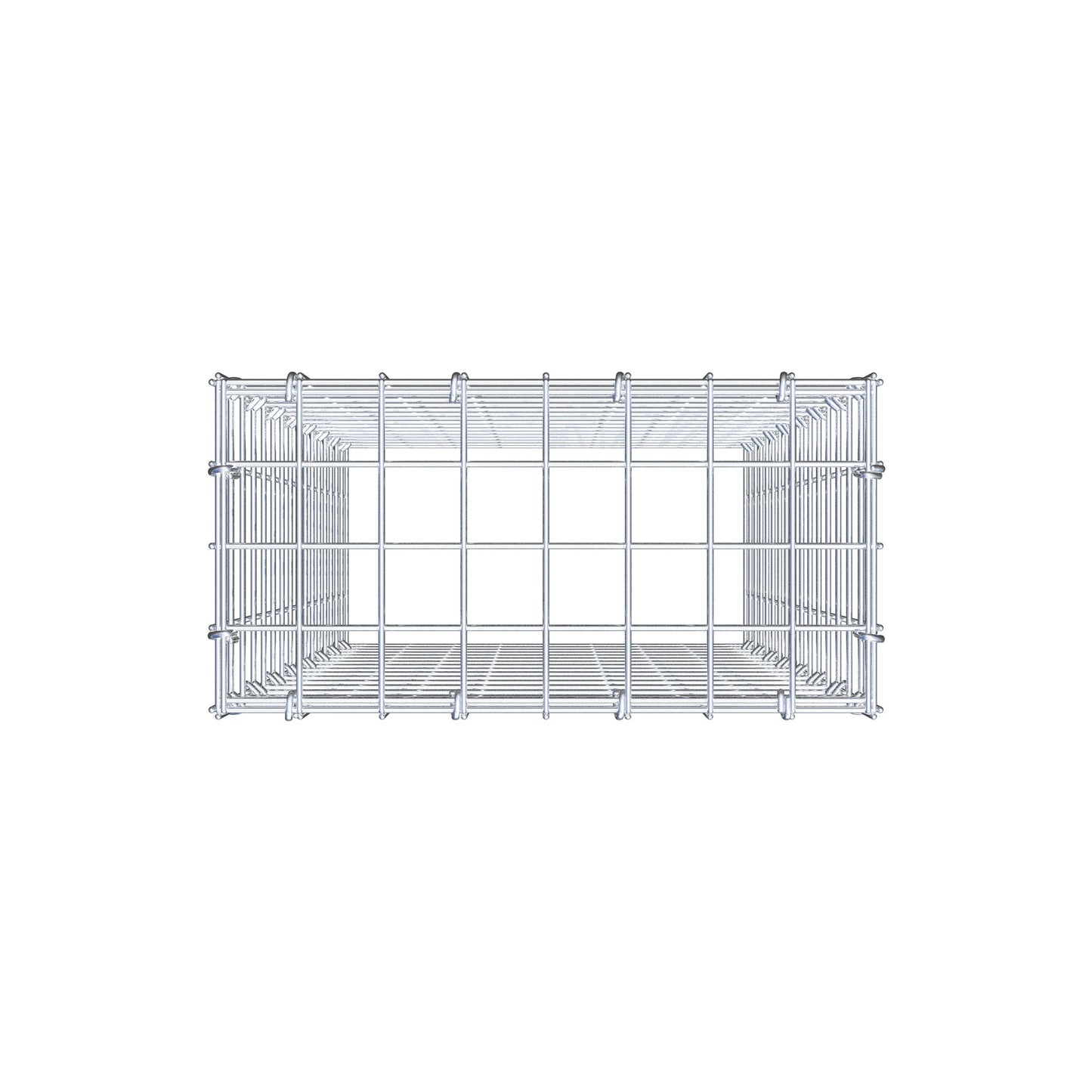 Gabião Tipo 3 80 cm x 40 cm x 20 cm (C x A x P), malhagem 5 cm x 5 cm, anel C