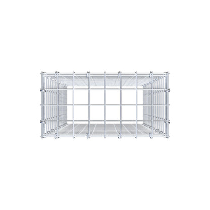 Gabião Tipo 3 80 cm x 40 cm x 20 cm (C x A x P), malhagem 5 cm x 5 cm, anel C