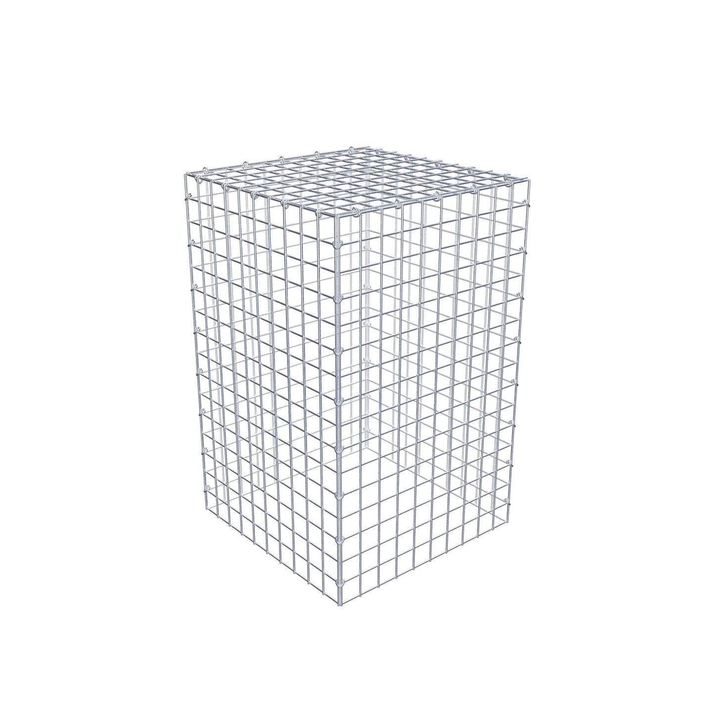 Gabião Tipo 3 80 cm x 50 cm x 50 cm (C x A x P), malhagem 5 cm x 5 cm, anel C