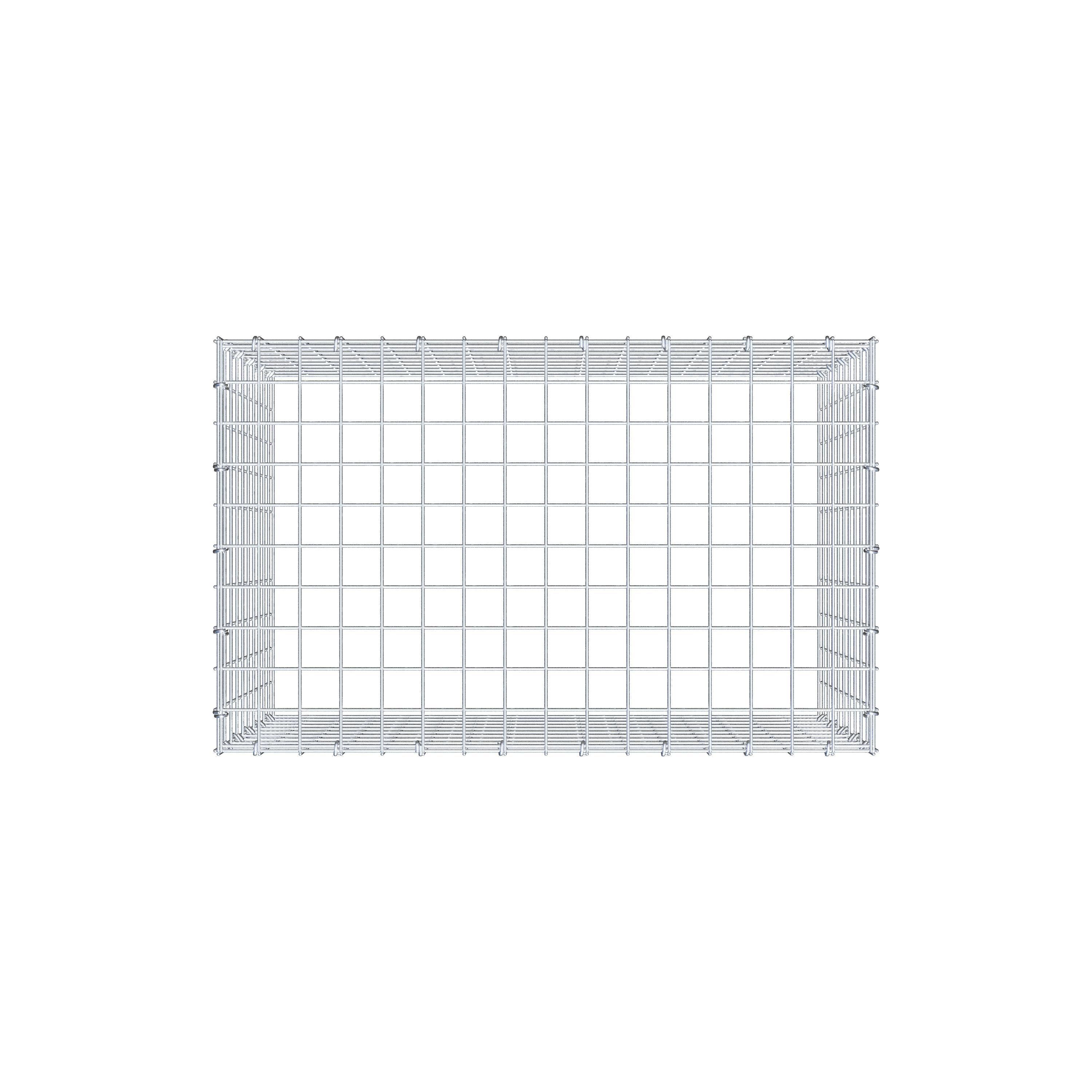 Anbaugabione Typ 3 80 cm x 50 cm x 50 cm (L x H x T), Maschenweite 5 cm x 5 cm, C-Ring