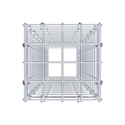 Gabião Tipo 3 100 cm x 20 cm x 20 cm (C x A x P), malhagem 5 cm x 5 cm, anel C
