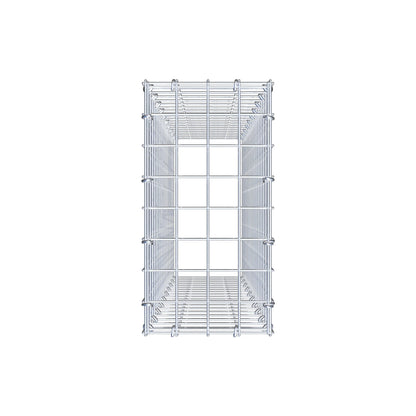Gabião Tipo 3 100 cm x 20 cm x 40 cm (C x A x P), malhagem 5 cm x 5 cm, anel C