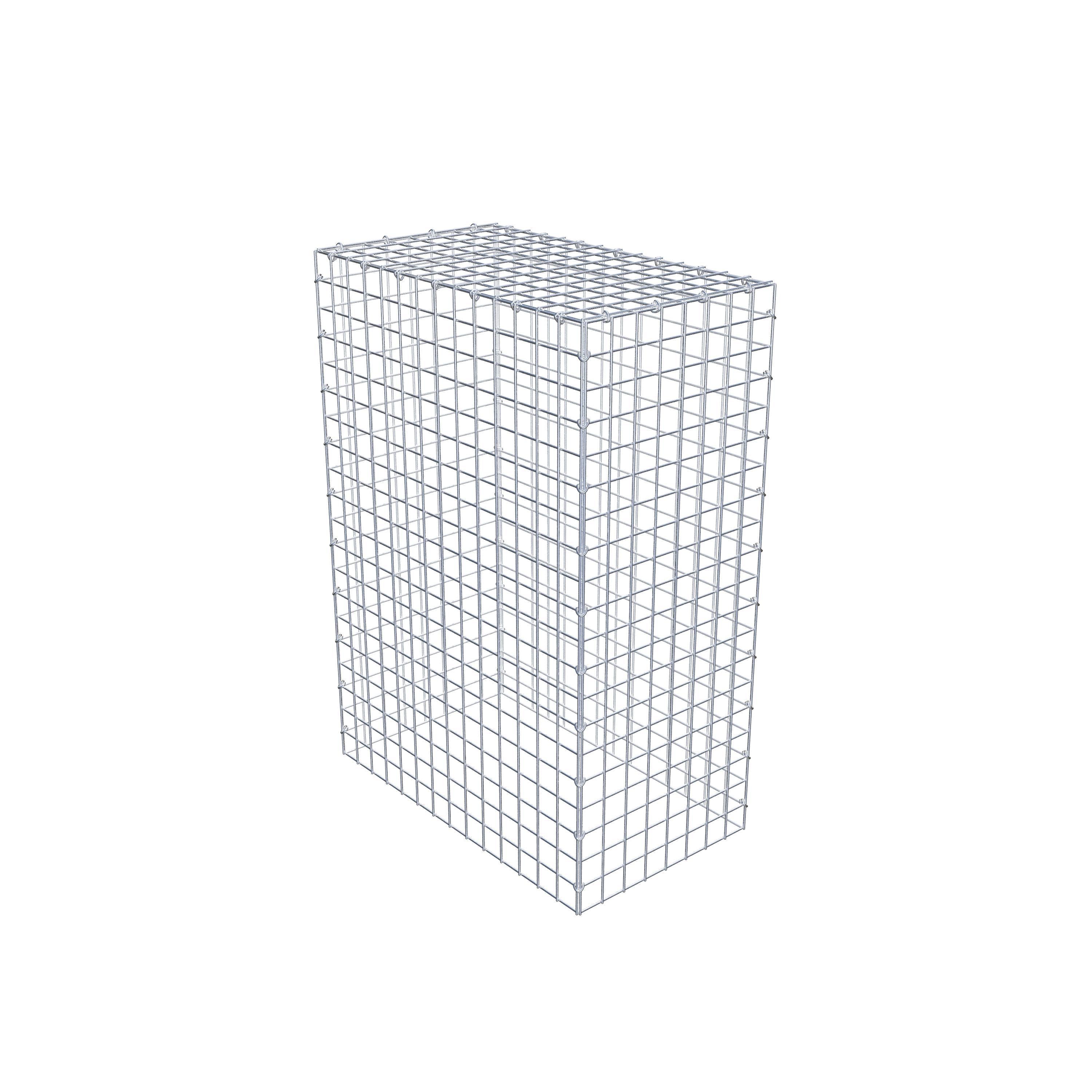 Typ 3 påbyggnadsgabion 100 cm x 70 cm x 40 cm (L x H x D), maskstorlek 5 cm x 5 cm, C-ring