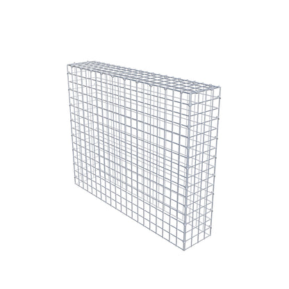 Gabião Tipo 3 100 cm x 80 cm x 20 cm (C x A x P), malhagem 5 cm x 5 cm, anel C