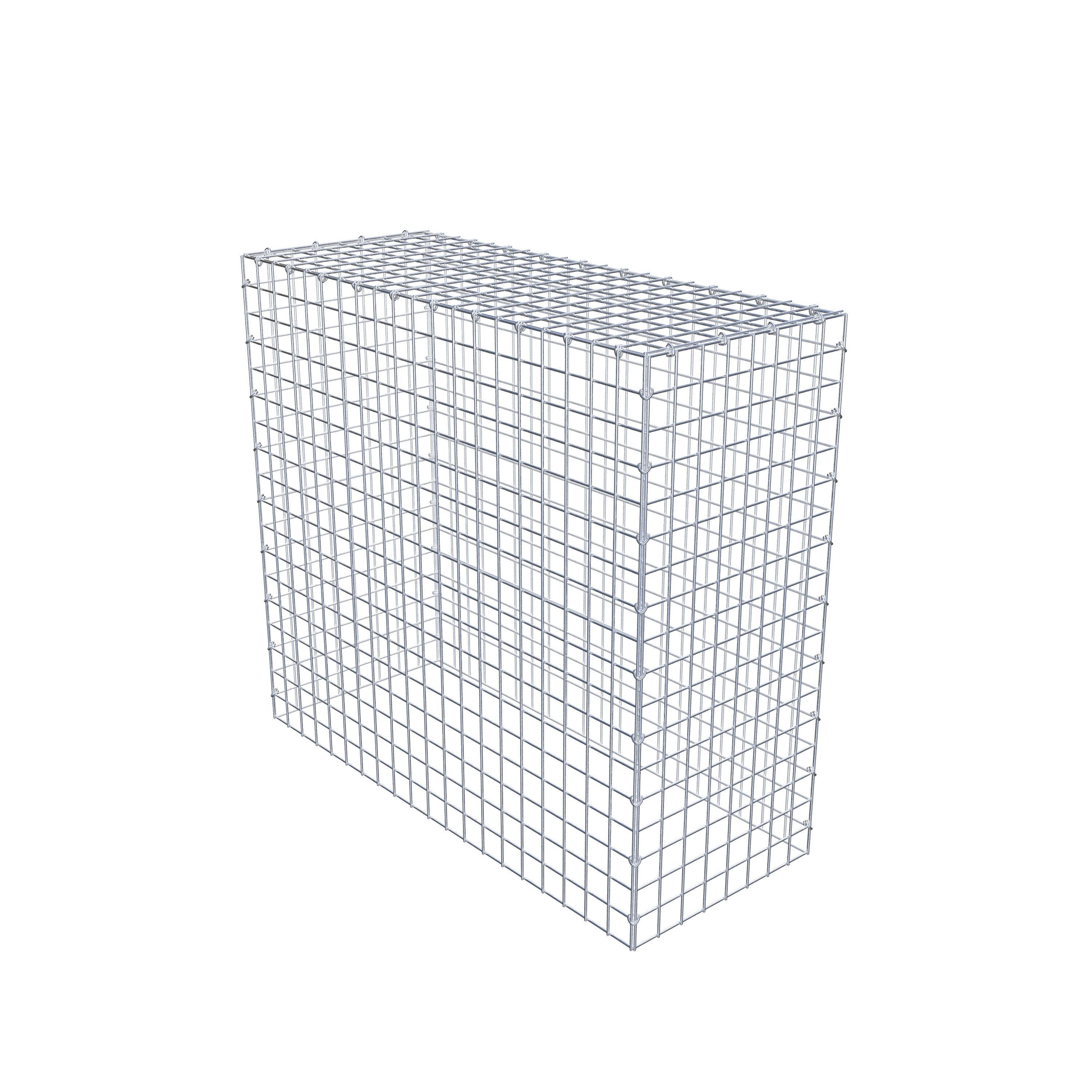 Typ 3 påbyggnadsgabion 100 cm x 90 cm x 40 cm (L x H x D), maskstorlek 5 cm x 5 cm, C-ring