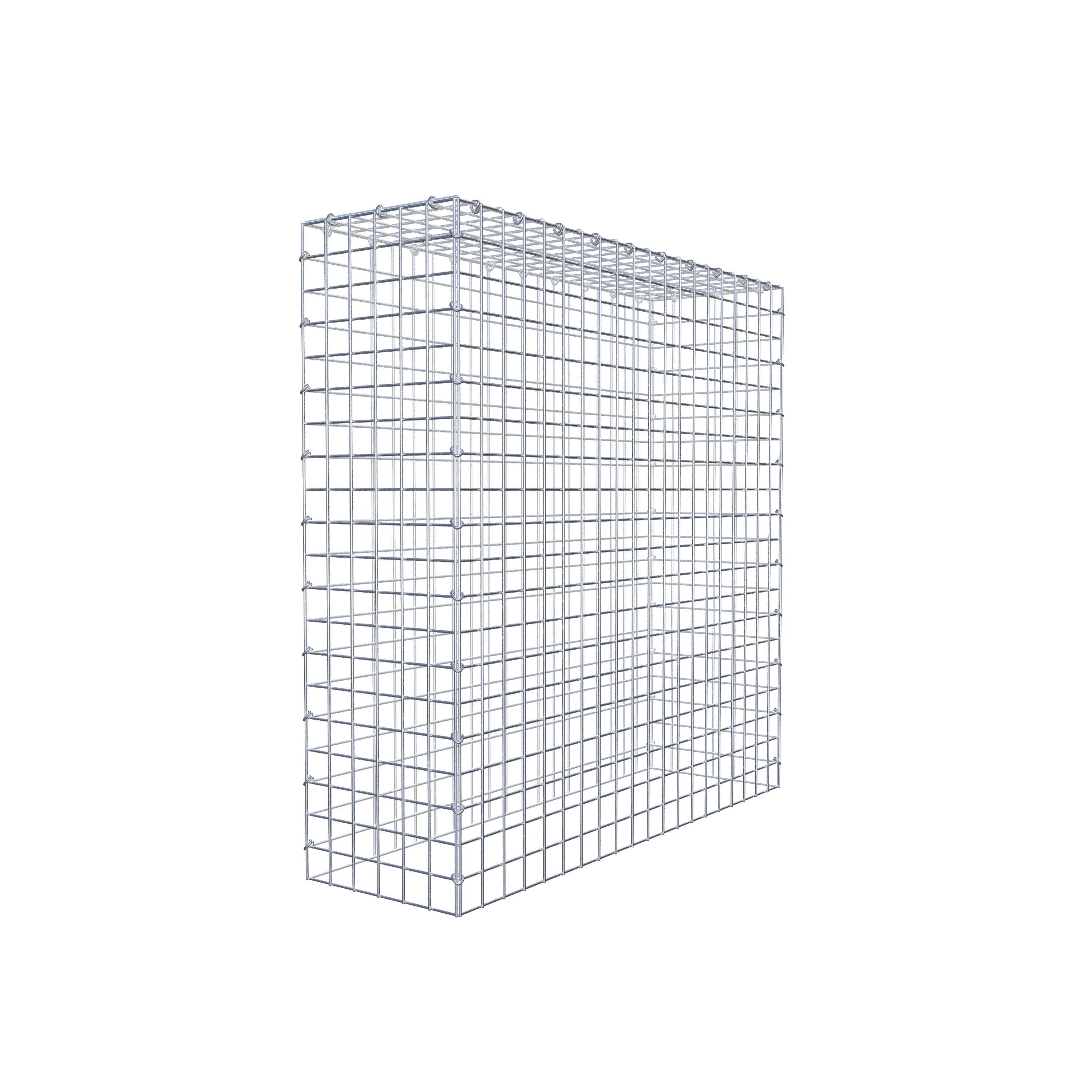 Extra gabion typ 3 100 cm x 100 cm x 30 cm (L x H x D), maskstorlek 5 cm x 5 cm, C-ring