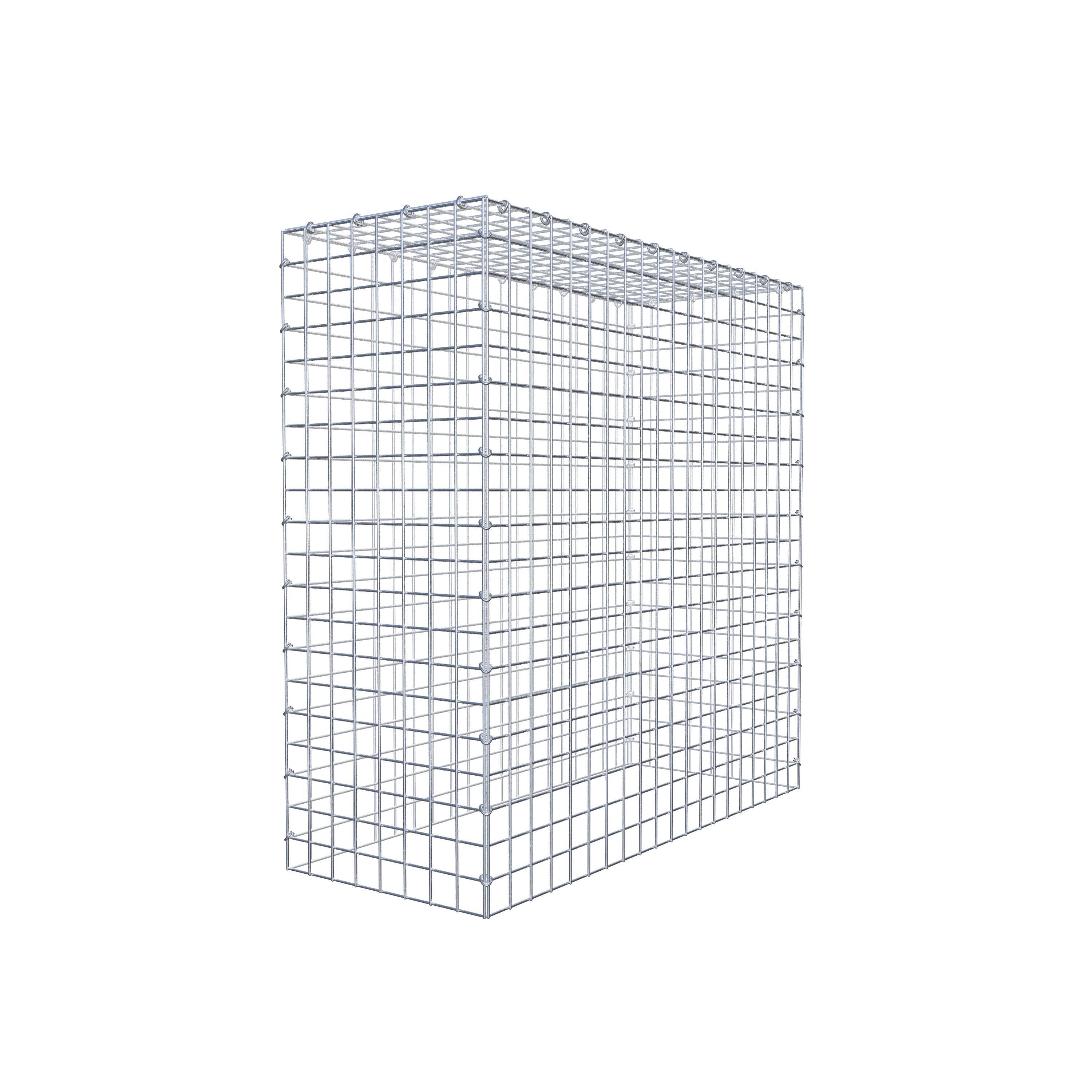 Mounted gabion type 3 100 cm x 100 cm x 40 cm (L x H x D), mesh size 5 cm x 5 cm, C-ring