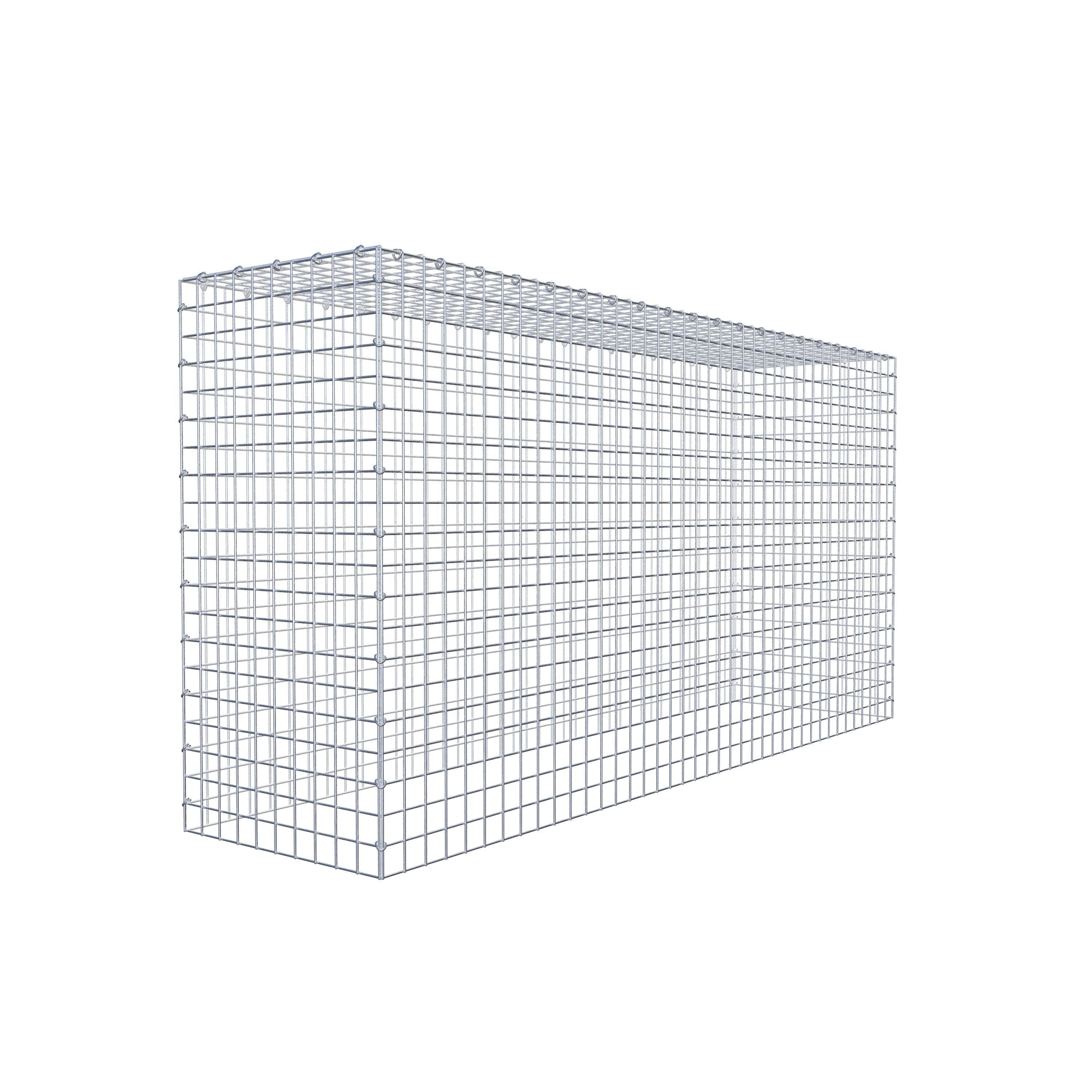 Opzetpaal type 3 200 cm x 100 cm x 50 cm (L x H x D), maaswijdte 5 cm x 5 cm, C-ring