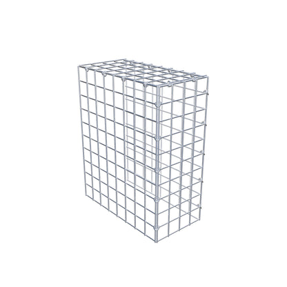 Toegevoegde pool type 4 50 cm x 40 cm x 20 cm (L x H x D), maaswijdte 5 cm x 5 cm, C-ring