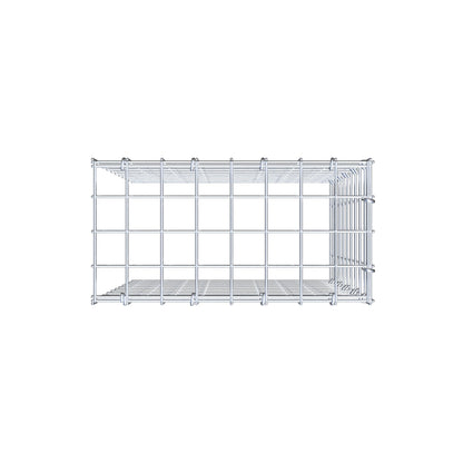 Toegevoegde pool type 4 50 cm x 40 cm x 20 cm (L x H x D), maaswijdte 5 cm x 5 cm, C-ring