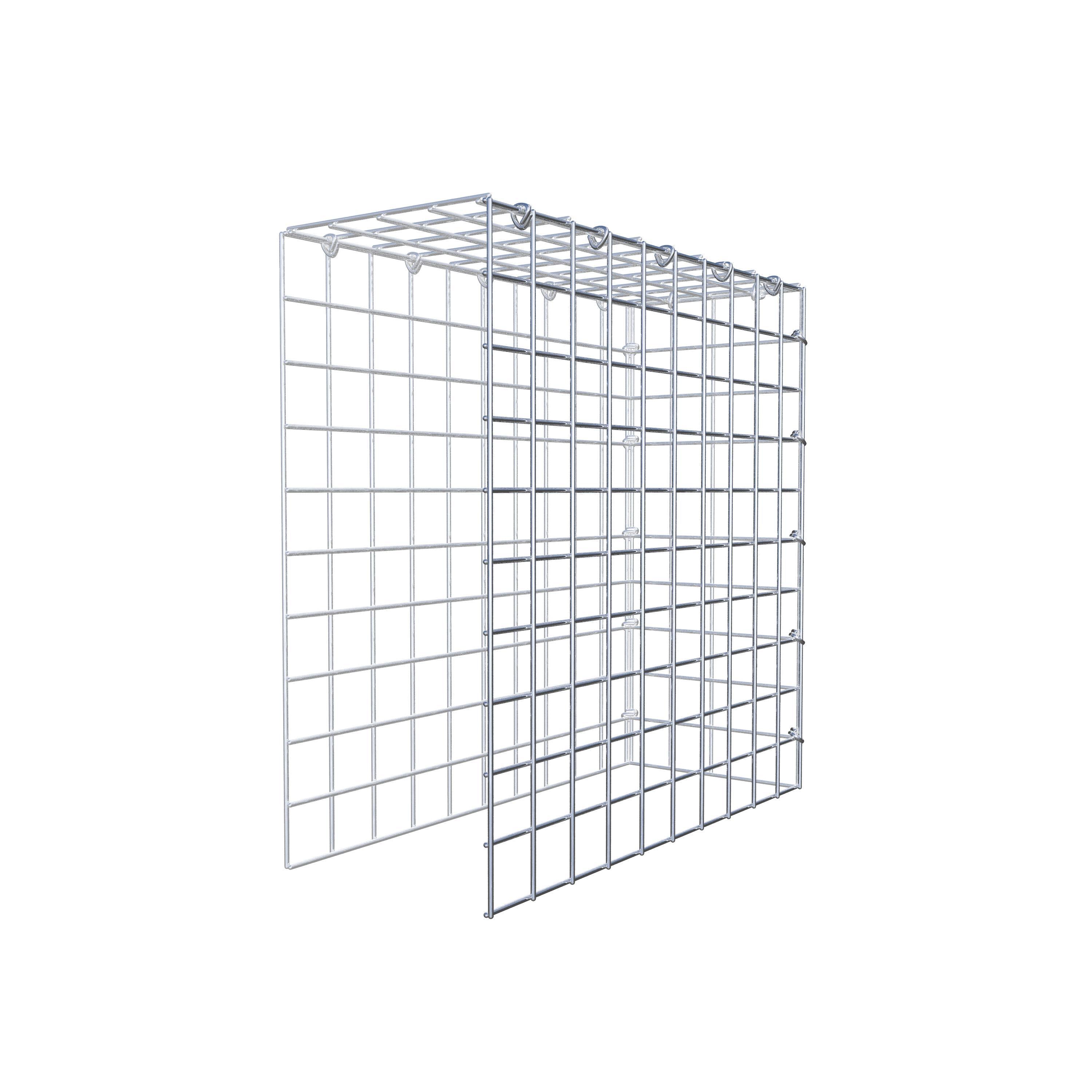 Extra gabion typ 4 50 cm x 50 cm x 20 cm (L x H x D), maskstorlek 5 cm x 5 cm, C-ring