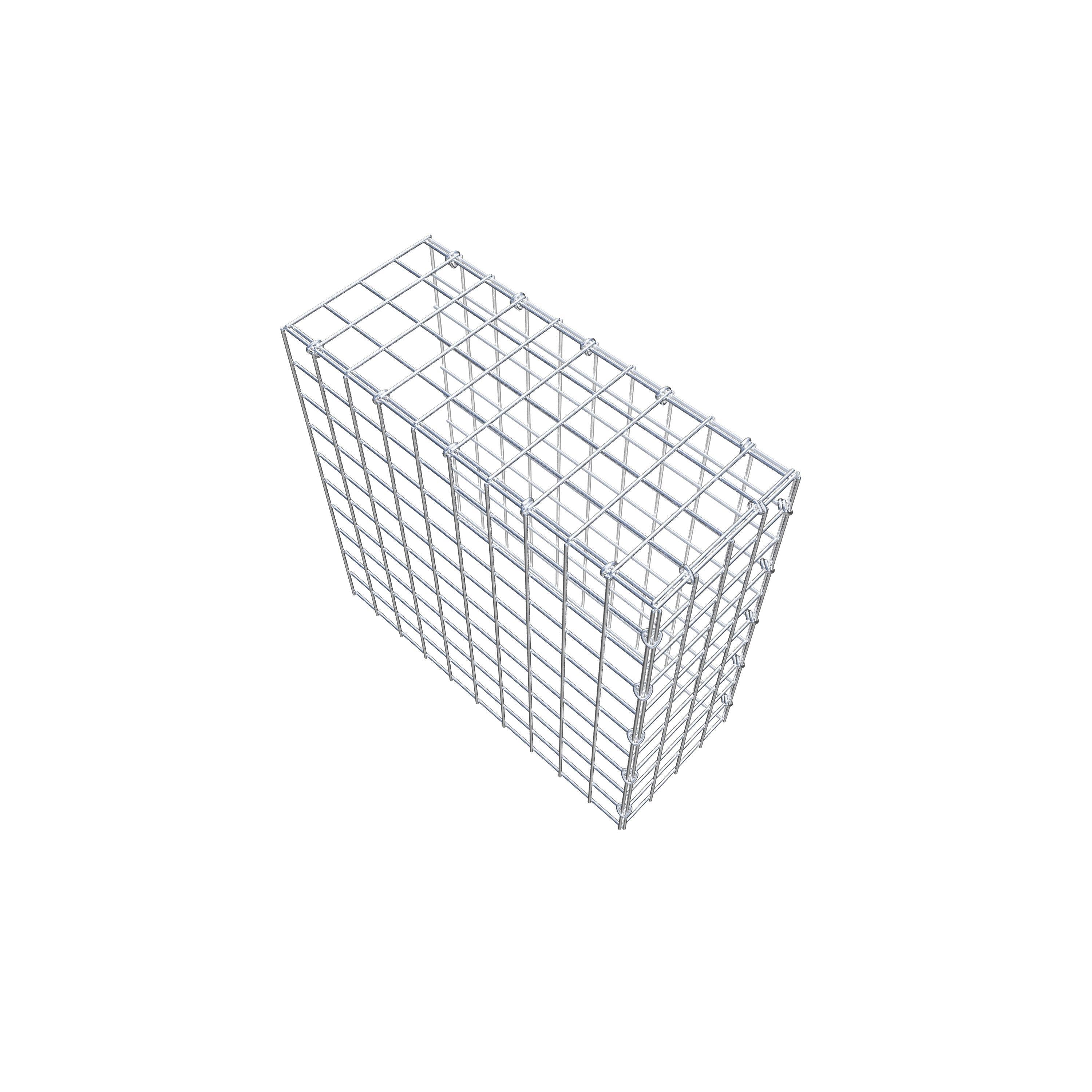 Extra gabion typ 4 50 cm x 50 cm x 20 cm (L x H x D), maskstorlek 5 cm x 5 cm, C-ring