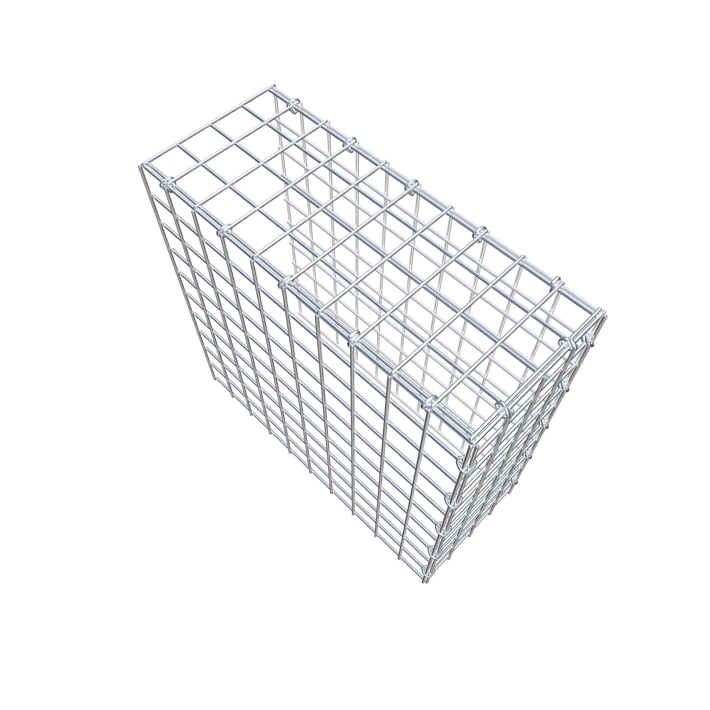 Extra gabion typ 4 50 cm x 50 cm x 20 cm (L x H x D), maskstorlek 5 cm x 5 cm, C-ring