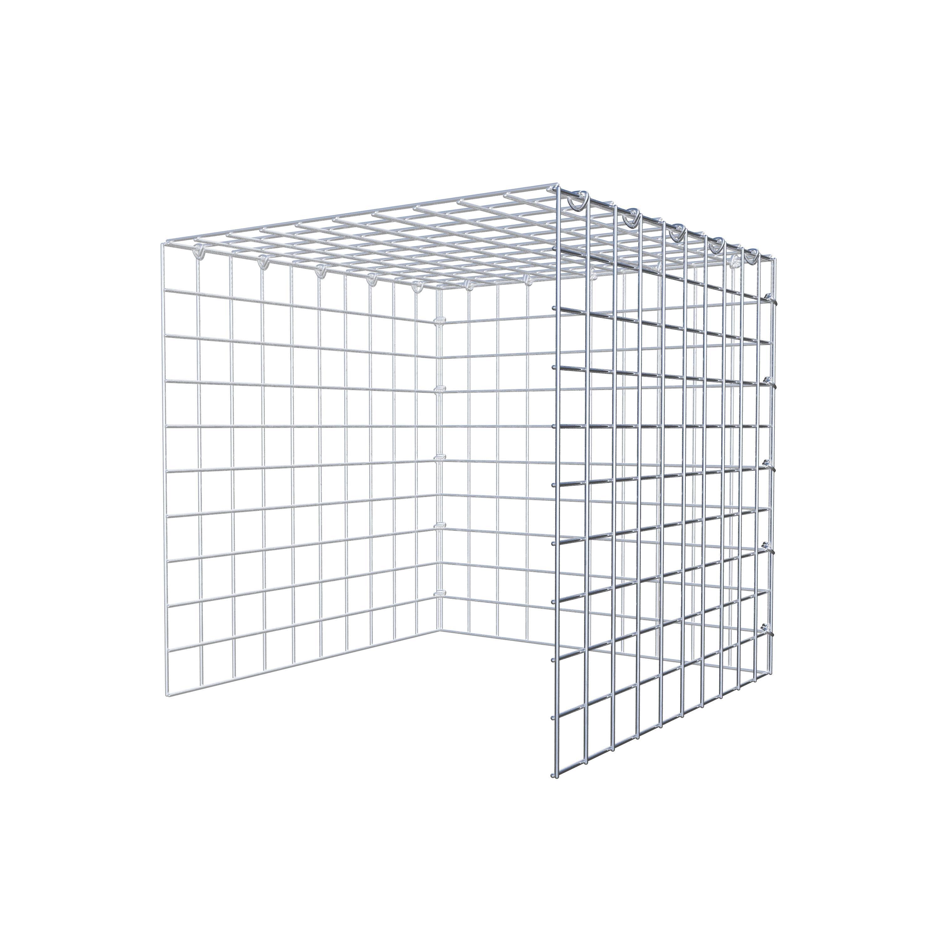 Extra gabion typ 4 50 cm x 50 cm x 50 cm (L x H x D), maskstorlek 5 cm x 5 cm, C-ring