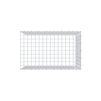 Monteret gabion type 4 80 cm x 50 cm x 50 cm (L x H x D), maskestørrelse 5 cm x 5 cm, C-ring